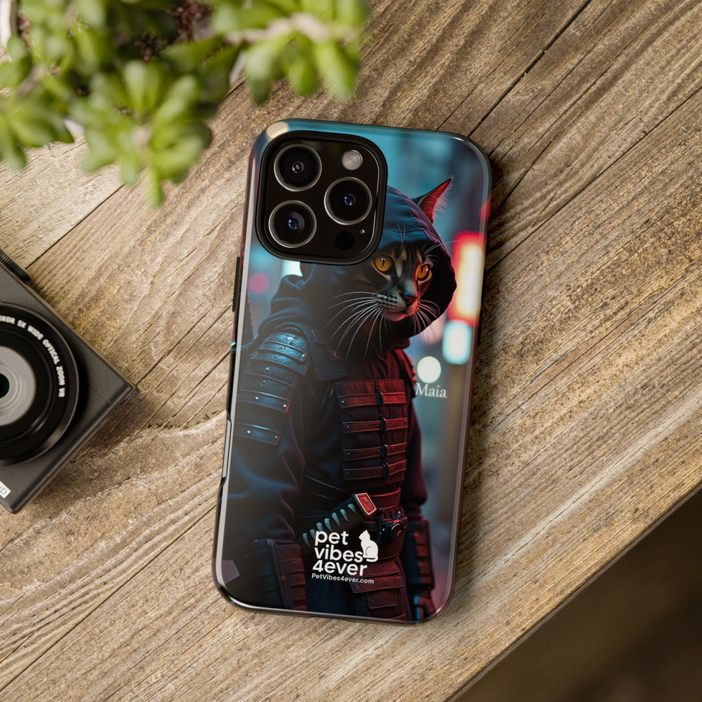 Tough Cases: Cool Cat Phone Case with 'Pet Vibes 4ever', Perfect for Cat Lovers, Unique Gift for Pet Enthusiasts, Fun Phone Accessory, [...]