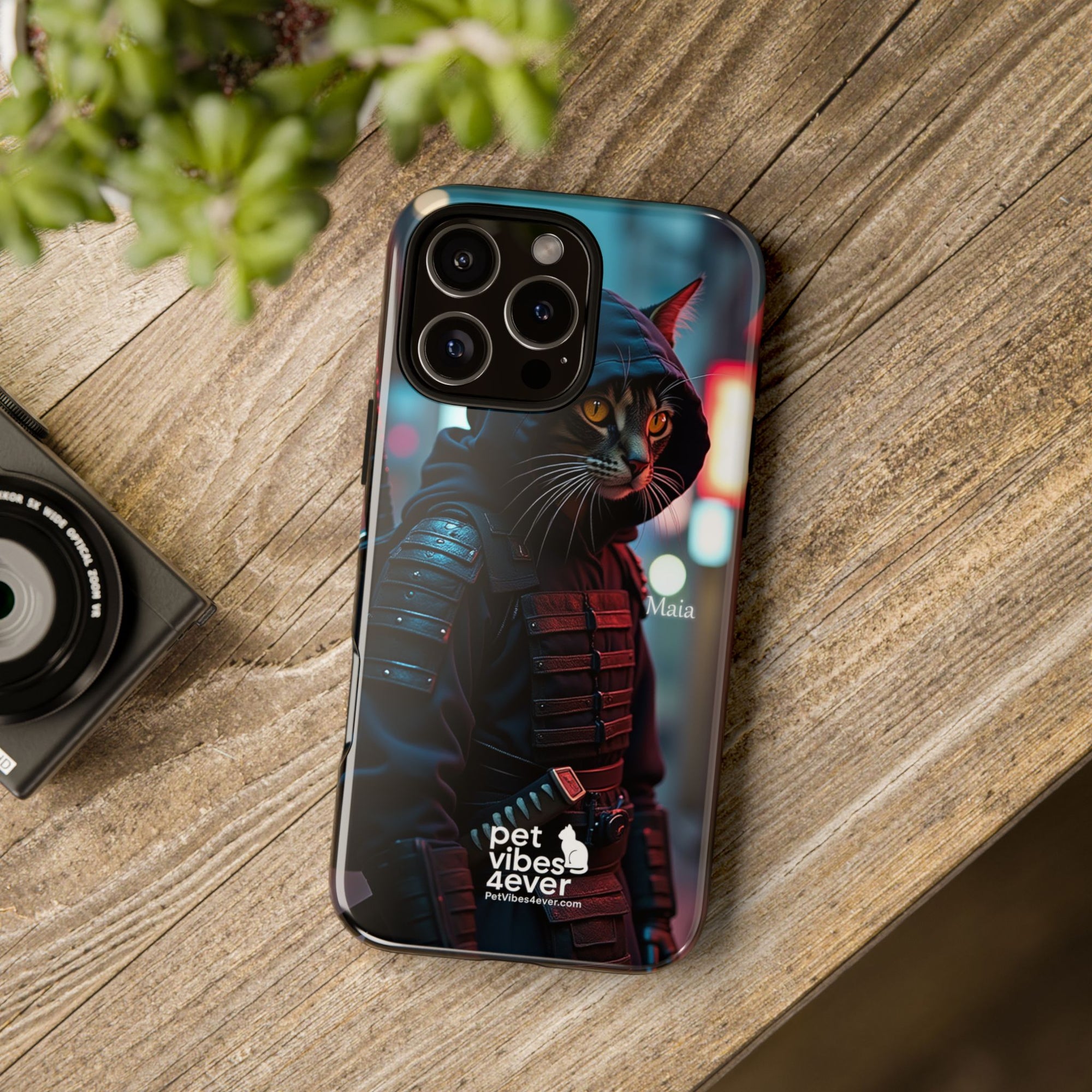 Tough Cases: Cool Cat Phone Case with 'Pet Vibes 4ever', Perfect for Cat Lovers, Unique Gift for Pet Enthusiasts, Fun Phone Accessory, [...]