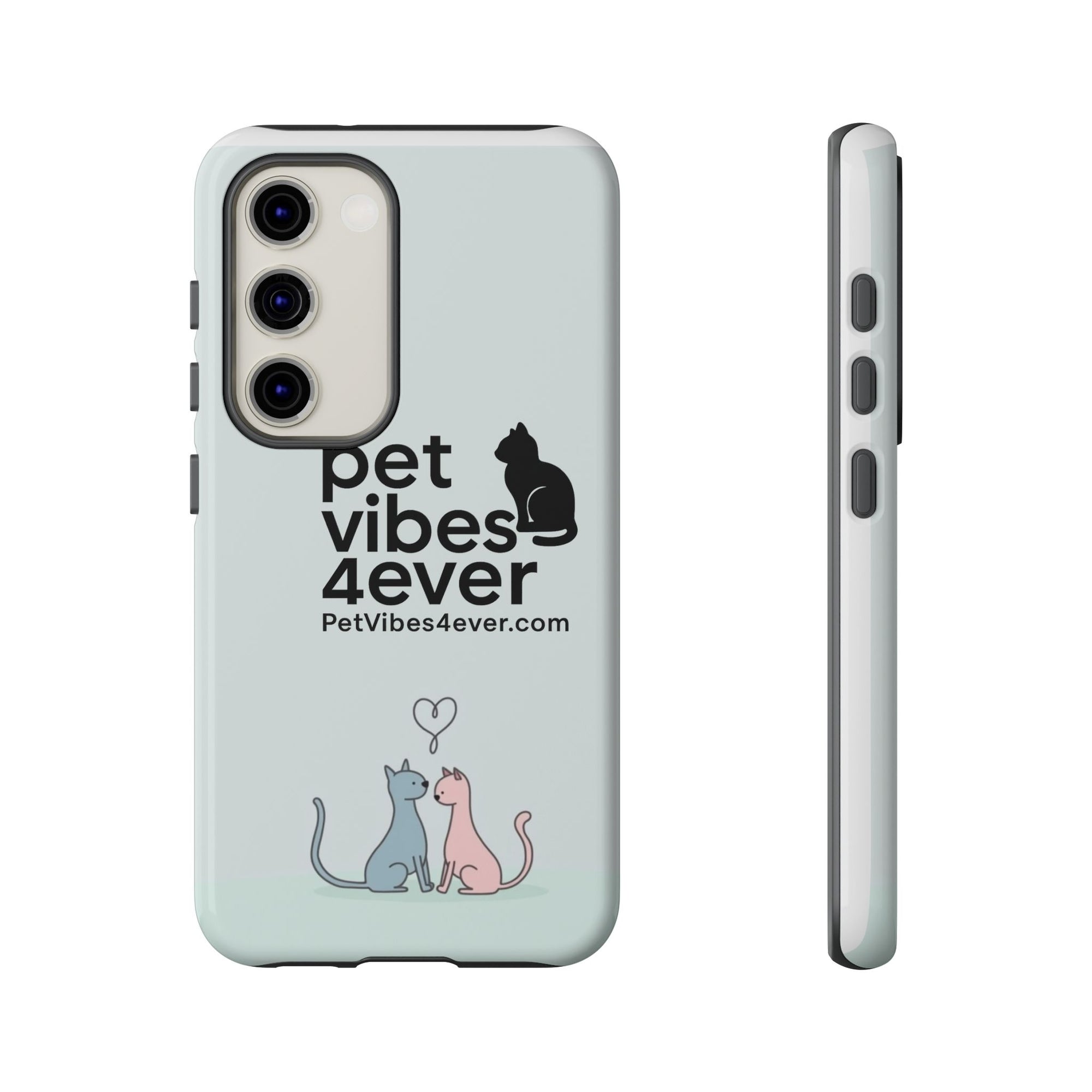 Cute Cat Phone Case, Colorful Tough Case for Pet Lovers, Cat-Themed Accessory, Gift for Animal Lovers, Mobile Phone Protection