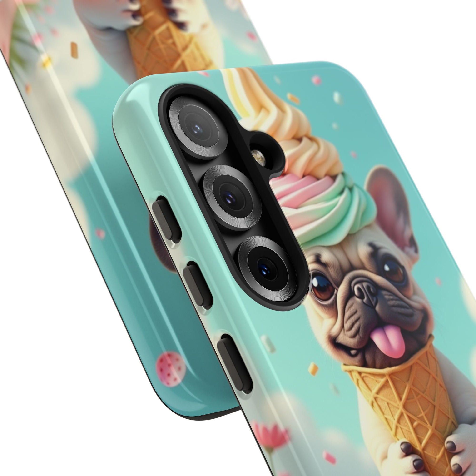 Cute Dog Phone Case, Pet Lover Gift, Tough iPhone/Android Cover, Dog Art, Fun Phone Accessory