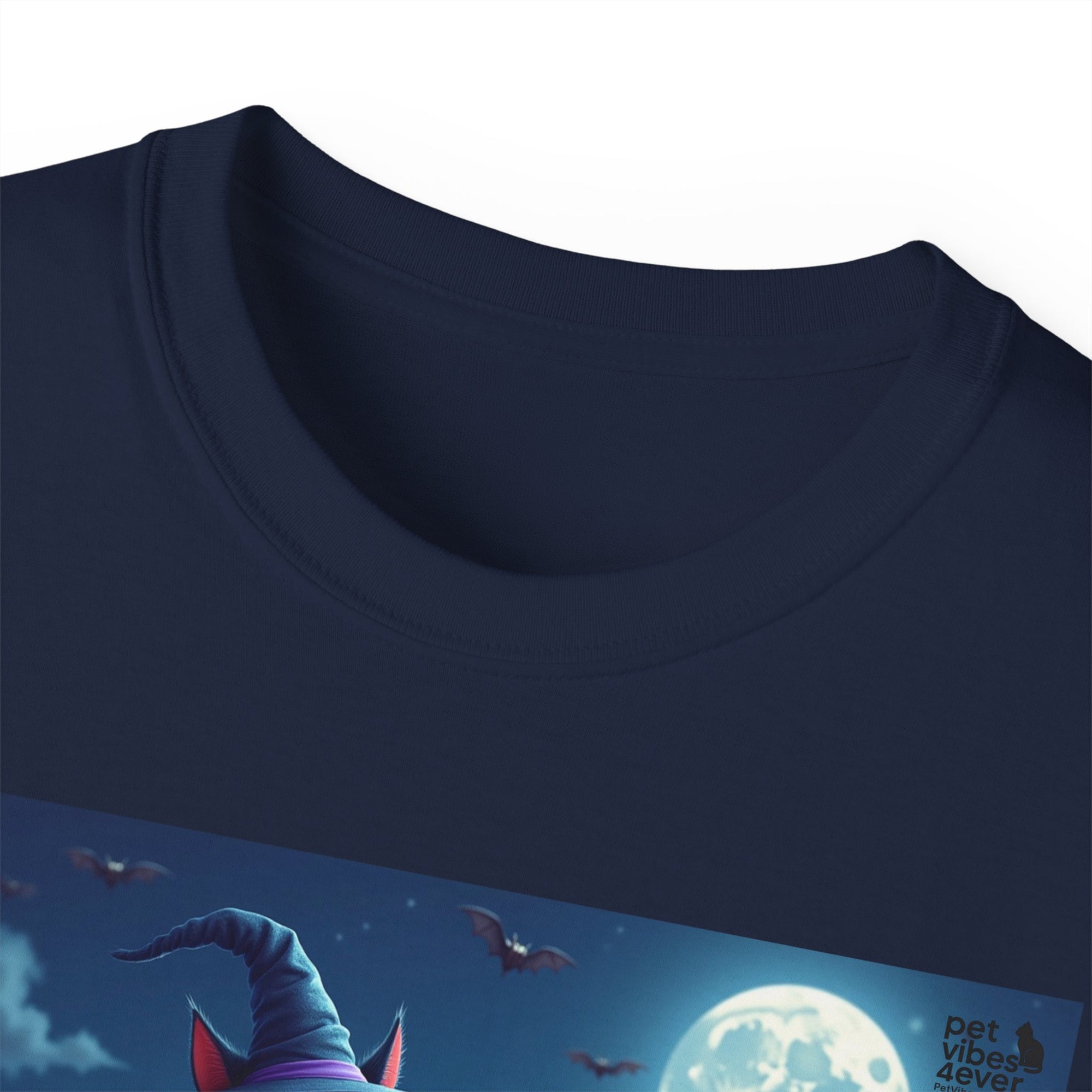Moonlit Witch Unisex Tee | Spooky Vibes, Halloween Must-Have, Cozy Gift, Comfortable Everyday Wear, Magical Spirit Apparel