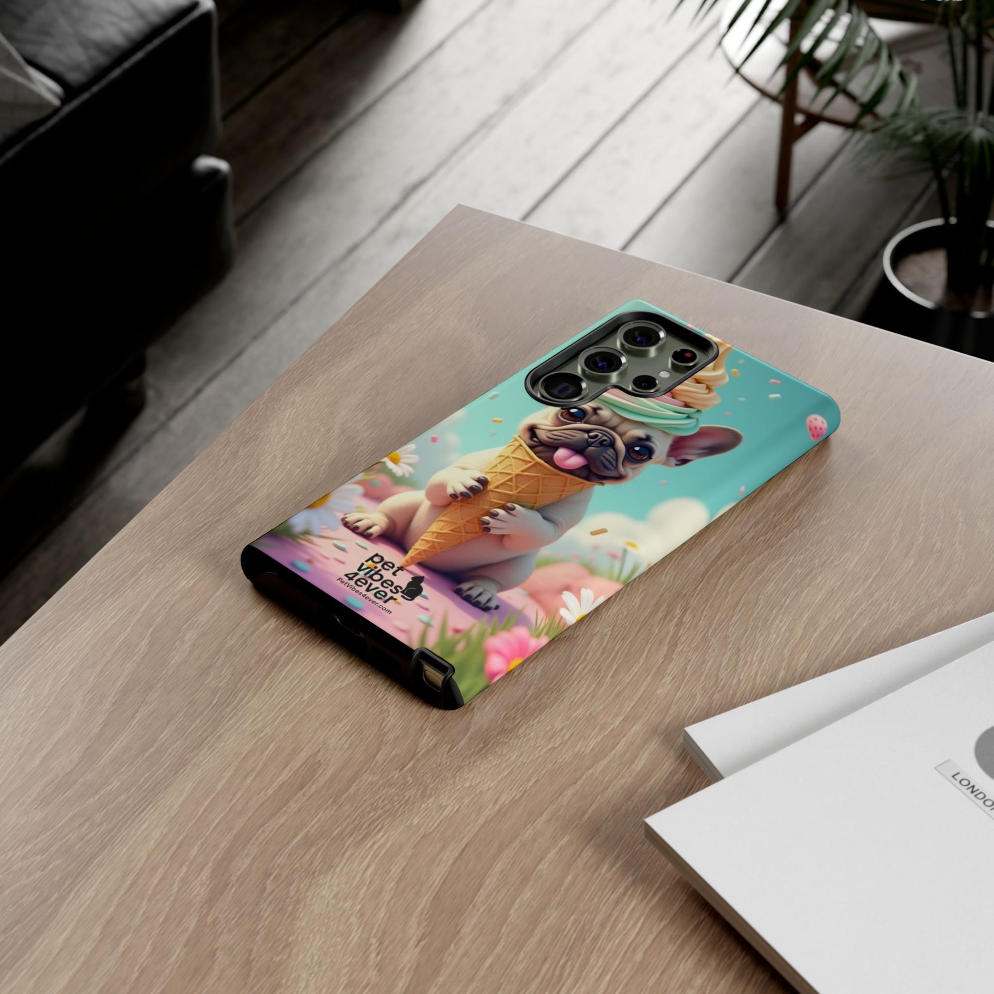 Cute Dog Phone Case, Pet Lover Gift, Tough iPhone/Android Cover, Dog Art, Fun Phone Accessory