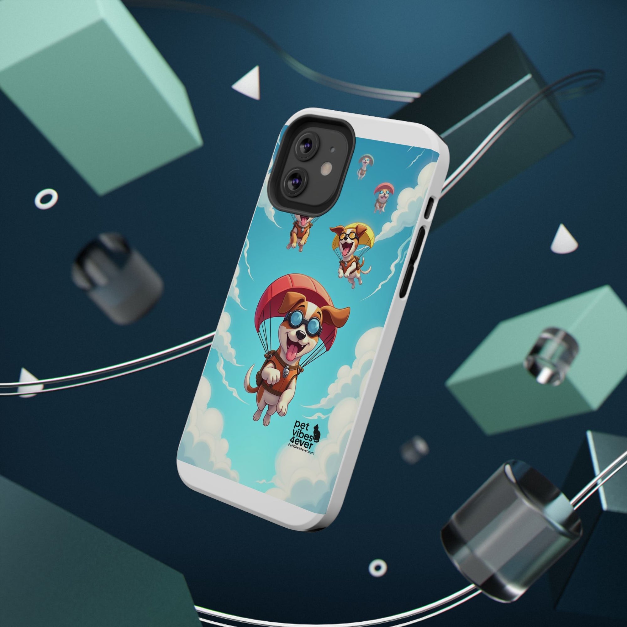 Playful Pet Vibes iPhone Case | Impact-Resistant Dog Design, Gifts for Dog Lovers, Cute Phone Accessory, Fun Pet Merchandise, [...]