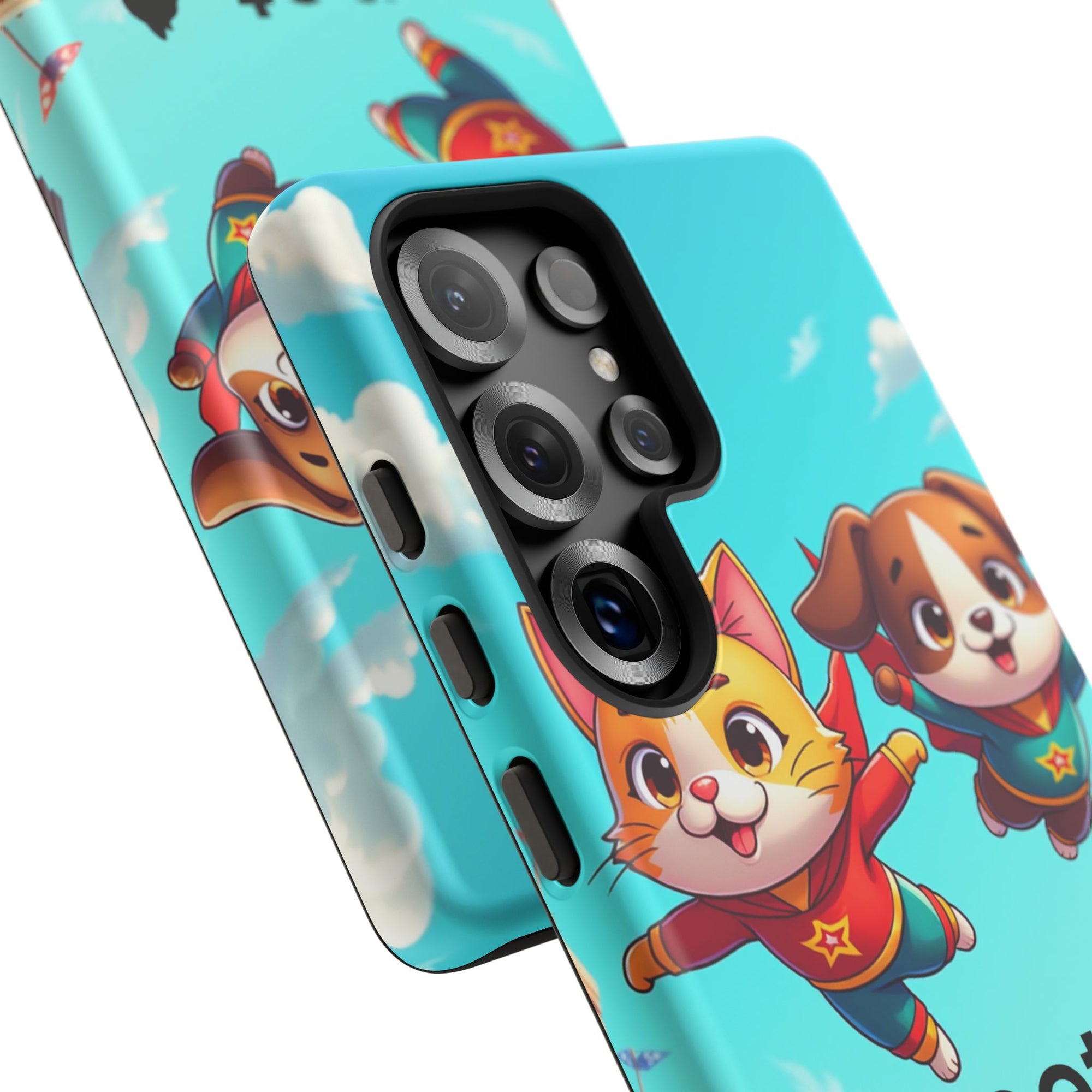 Pet Vibes Forever Tough Phone Cases, Cute Dog and Cat Design, Pet Lover Gift, Fun Phone Accessory, Animal Theme Decor