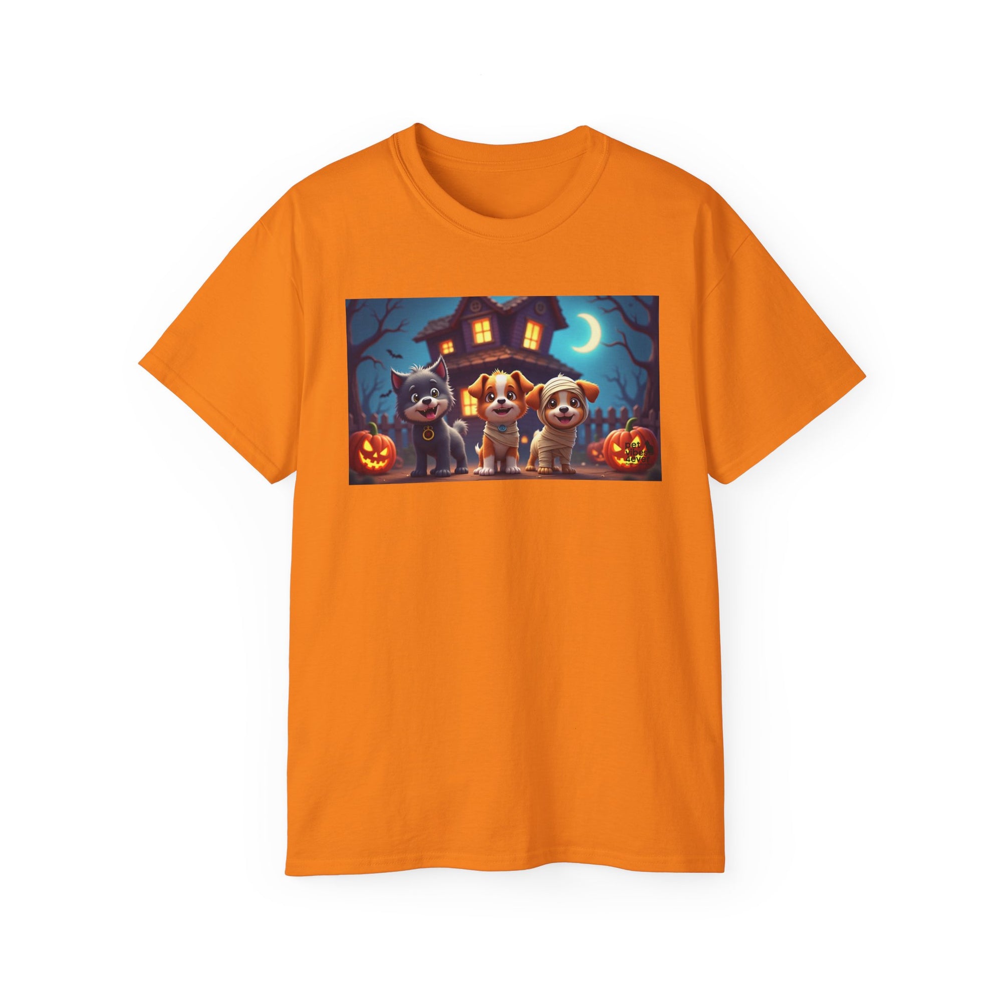 Halloween Pet Tee, Unisex Ultra Cotton T-Shirt, Cute Dog T-Shirt, Pet Lovers Gift, Halloween Costume Top