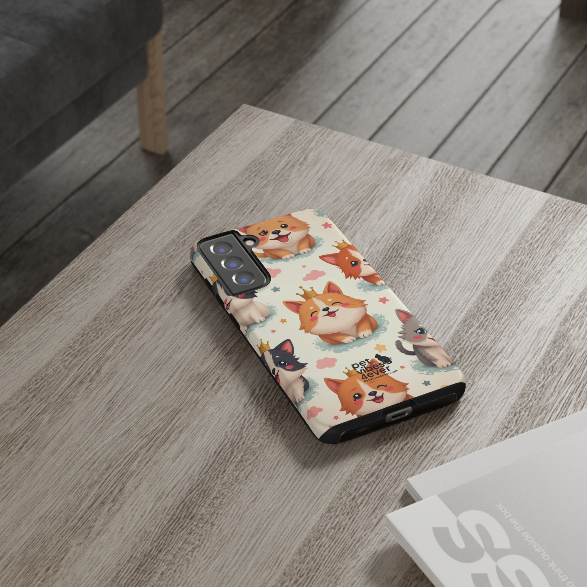 Cute Pet Phone Case, Animal Lover Gift, Dog Cat Lover Accessory, Phone Cover for Pet Parents, Birthday Gift for Pet Owners