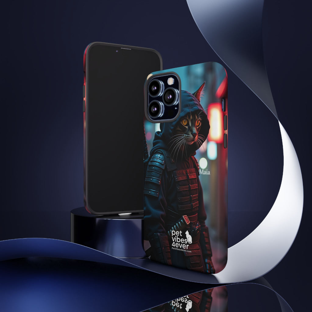 Tough Cases: Cool Cat Phone Case with 'Pet Vibes 4ever', Perfect for Cat Lovers, Unique Gift for Pet Enthusiasts, Fun Phone Accessory, [...]