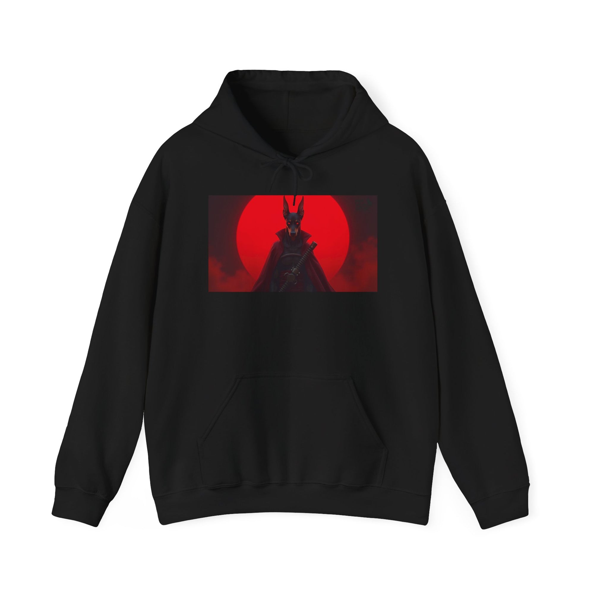Red Sun Graphic Hoodie for Fans, Perfect for Cozy Days, Gifting, Festivals, and Casual Outings.