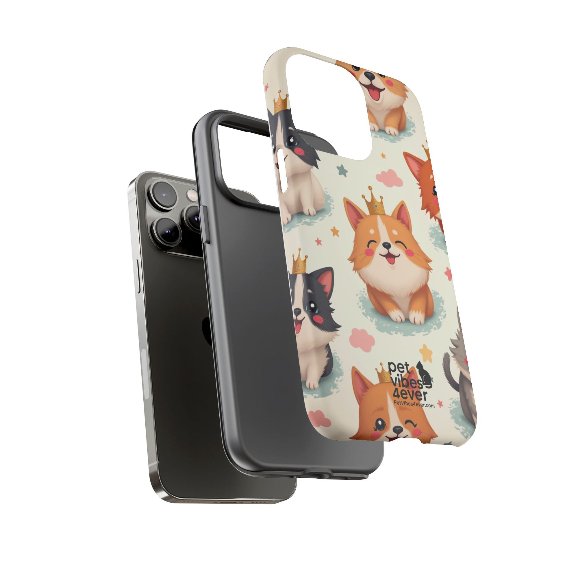 Cute Pet Phone Case, Dog Lover Accessory, Cat Phone Cover, Gift for Animal Lovers, Birthday Present, Pet Vibes Forever