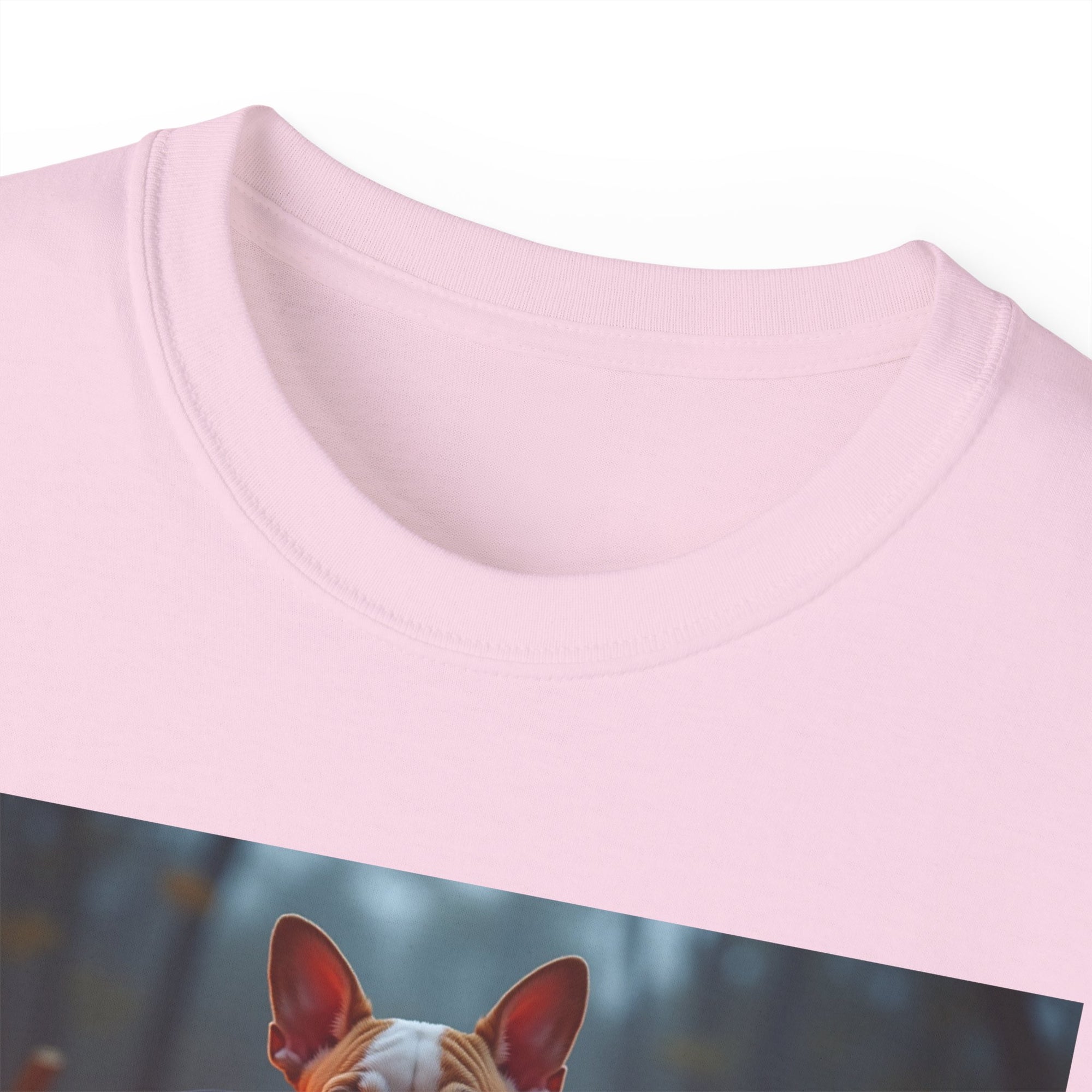 Halloween Dog Graphic Tee, Pumpkin Shirt, Fall Apparel, Casual Wear for Pet Lovers, Unisex Halloween T-Shirt