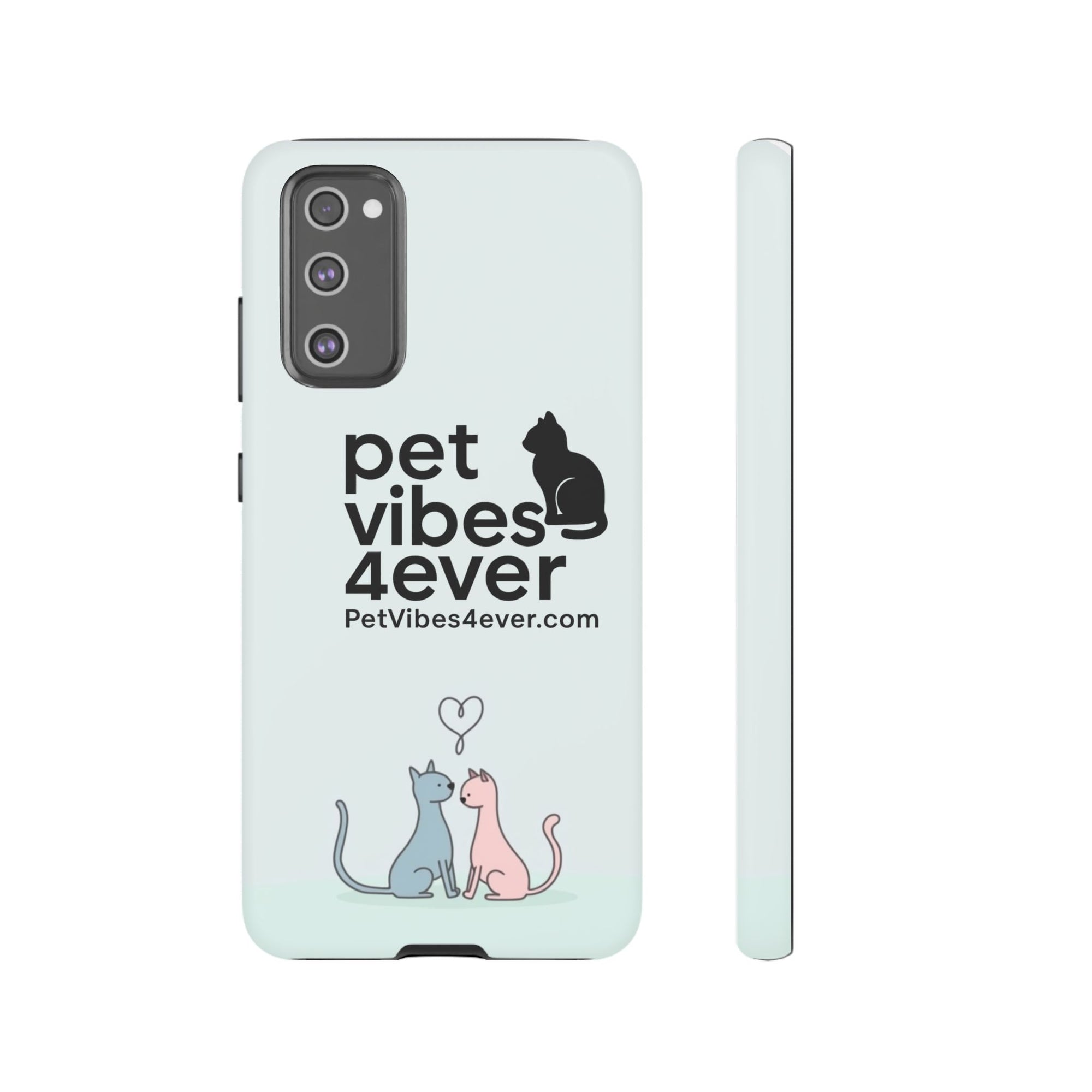 Cute Cat Phone Case, Colorful Tough Case for Pet Lovers, Cat-Themed Accessory, Gift for Animal Lovers, Mobile Phone Protection
