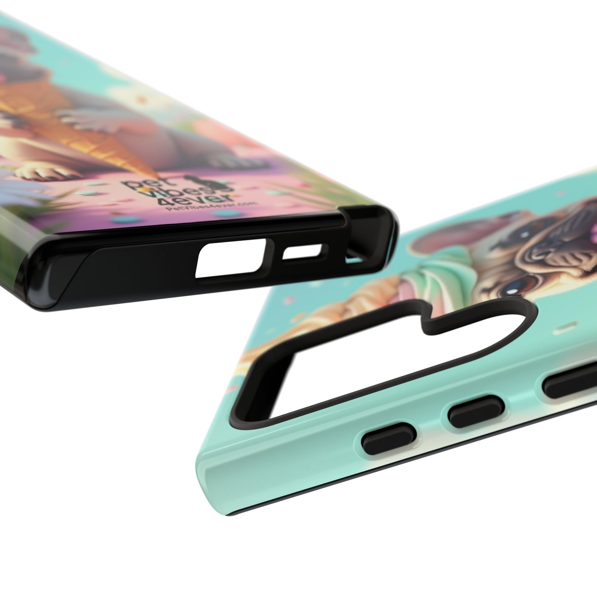 Cute Dog Phone Case, Pet Lover Gift, Tough iPhone/Android Cover, Dog Art, Fun Phone Accessory