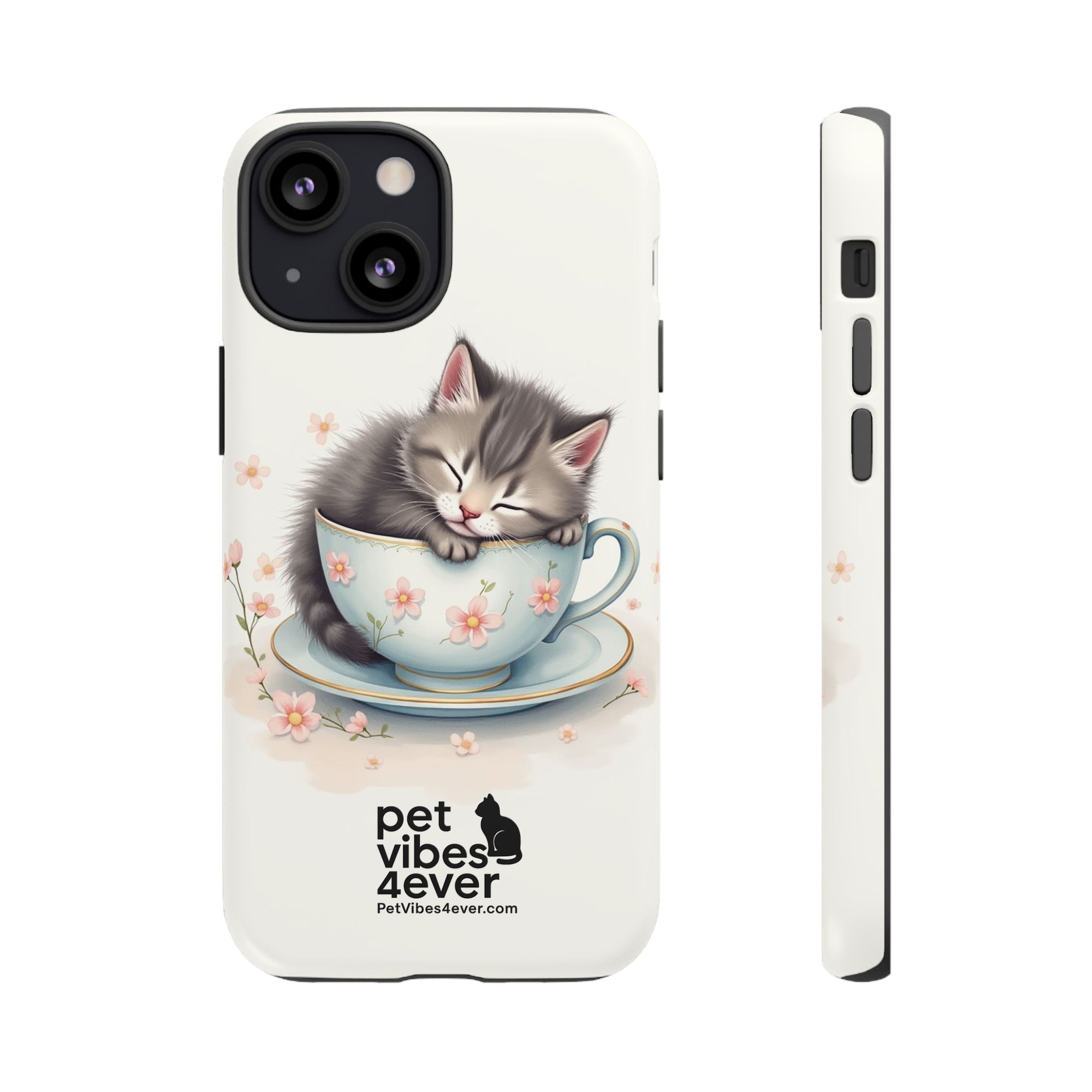 Cute Cat Phone Case - Tough Cases for Animal Lovers, Pet Gifts, Phone Accessories, Kitten Merchandise, Cute Cat Decor
