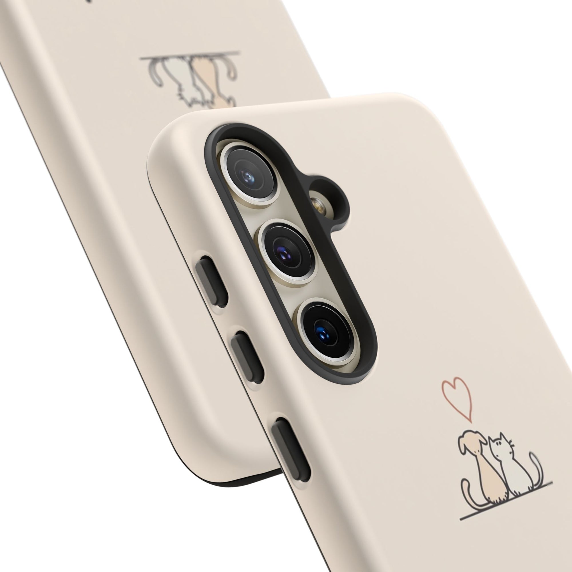 Cute Cat Phone Case - Pet Lovers Gift, Tough Cases, Customizable, Animal Lover, Cat Mom/Dad, Funny Cat Merchandise