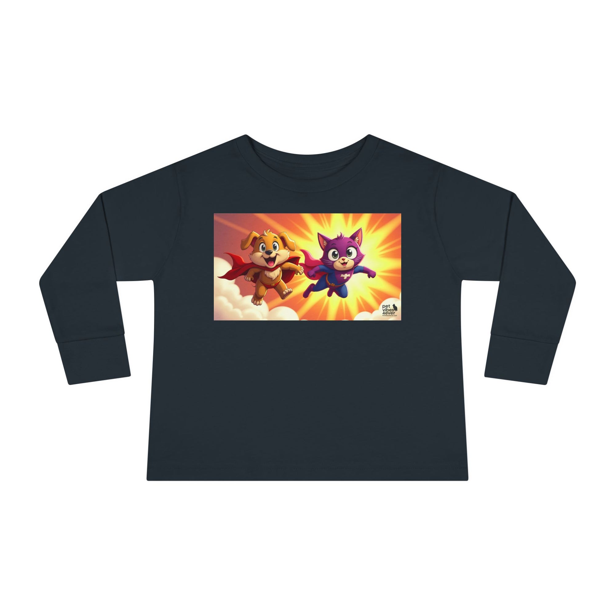 Toddler Superhero Long Sleeve Tee, Kids Shirt, Playtime Apparel, Gift for Toddlers, Fun Family Outing Clothing