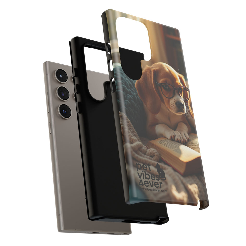 Dog-Themed Phone Case with "Pet Vibes Forever" Design, Cute Dog Accessories, Pet Lover Gift, Phone Cover, Animal Lover Decor