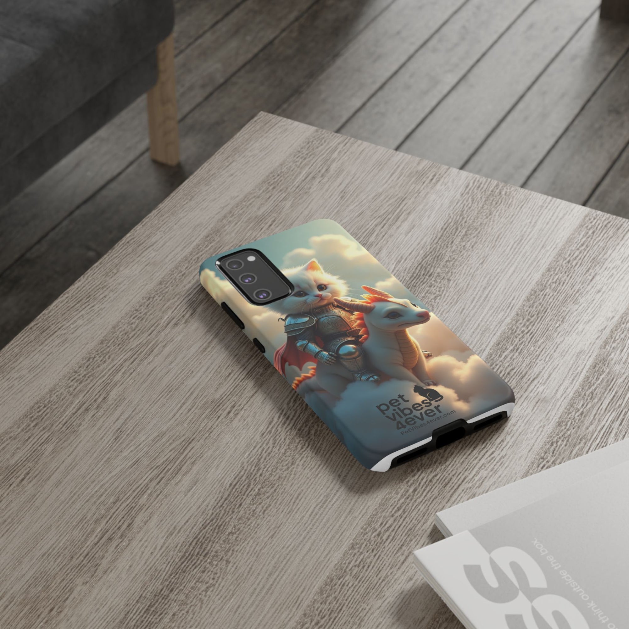Funny Cat Phone Case, Cute Pet Lovers Gift, Cool Animal Accessory, Unique Phone Sleeve, Fantasy Vibe Phone Cover