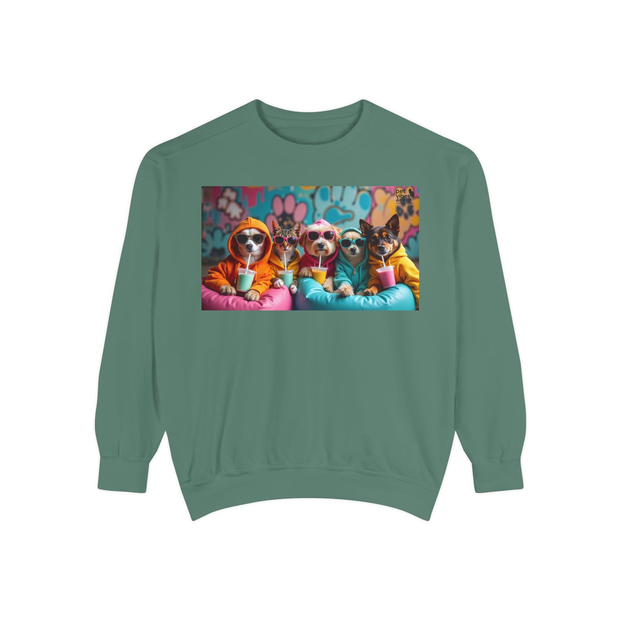 Colorful Dog Lovers Unisex Sweatshirt, Cozy Apparel for Pet Owners, Gift for Dog Lovers, Cute Animal Sweatshirt, Fun Casual Wear