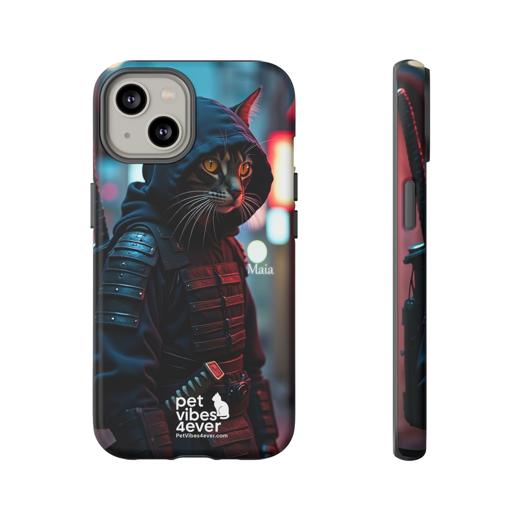 Tough Cases: Cool Cat Phone Case with 'Pet Vibes 4ever', Perfect for Cat Lovers, Unique Gift for Pet Enthusiasts, Fun Phone Accessory, [...]