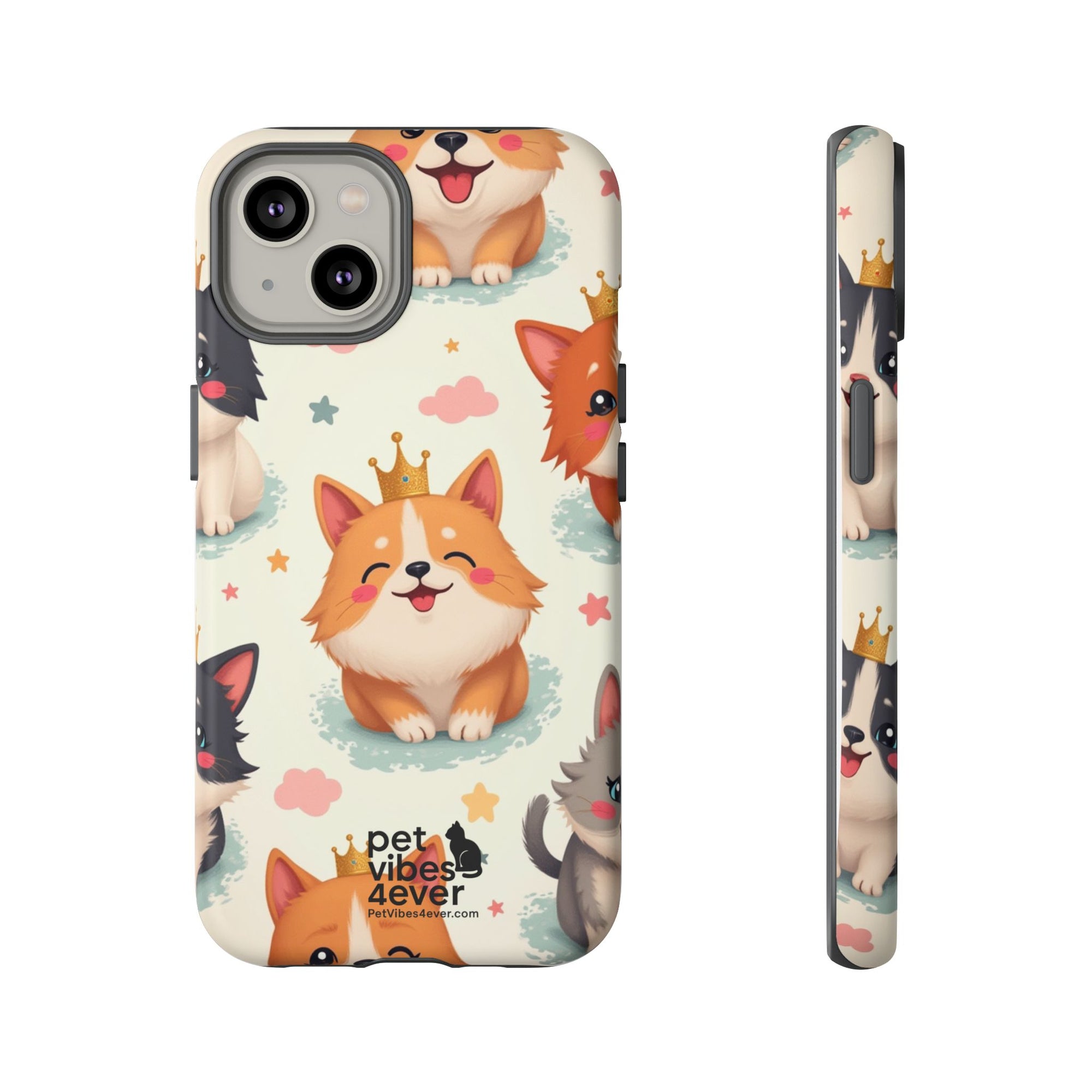 Cute Pet Phone Case, Dog Lover Accessory, Cat Phone Cover, Gift for Animal Lovers, Birthday Present, Pet Vibes Forever