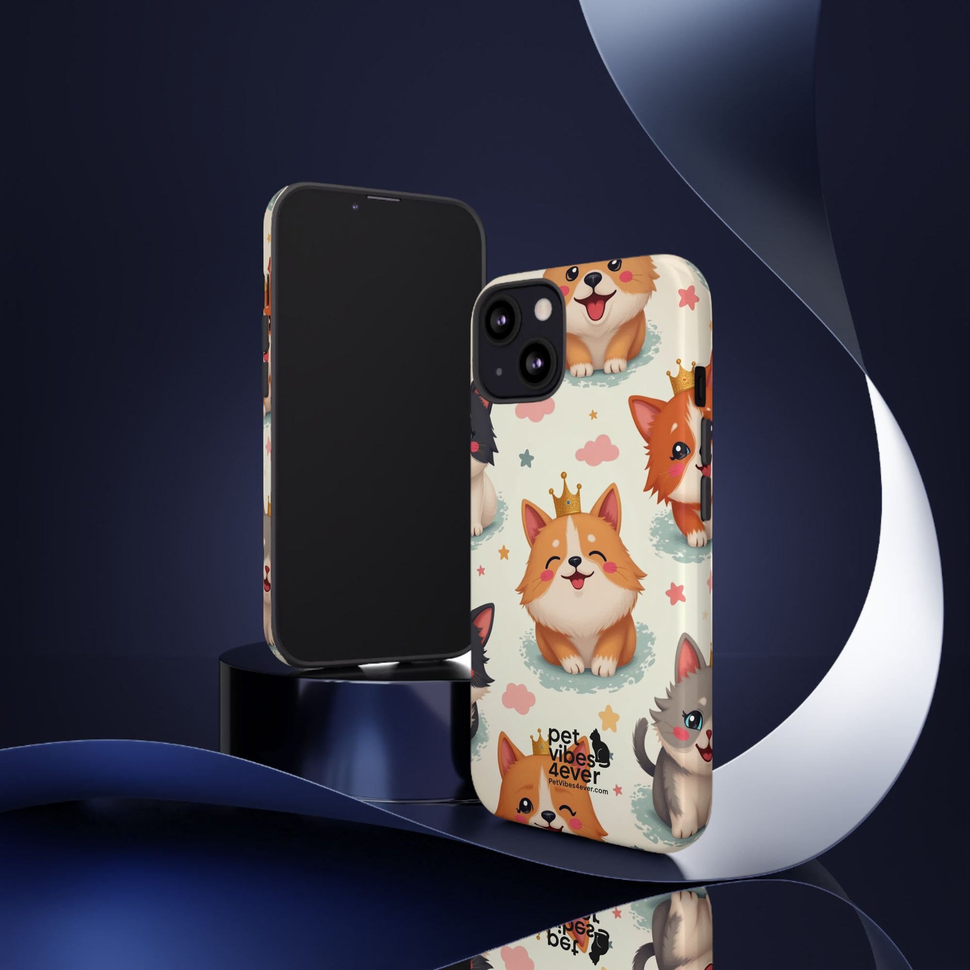 Cute Pet Phone Case, Dog Lover Accessory, Cat Phone Cover, Gift for Animal Lovers, Birthday Present, Pet Vibes Forever