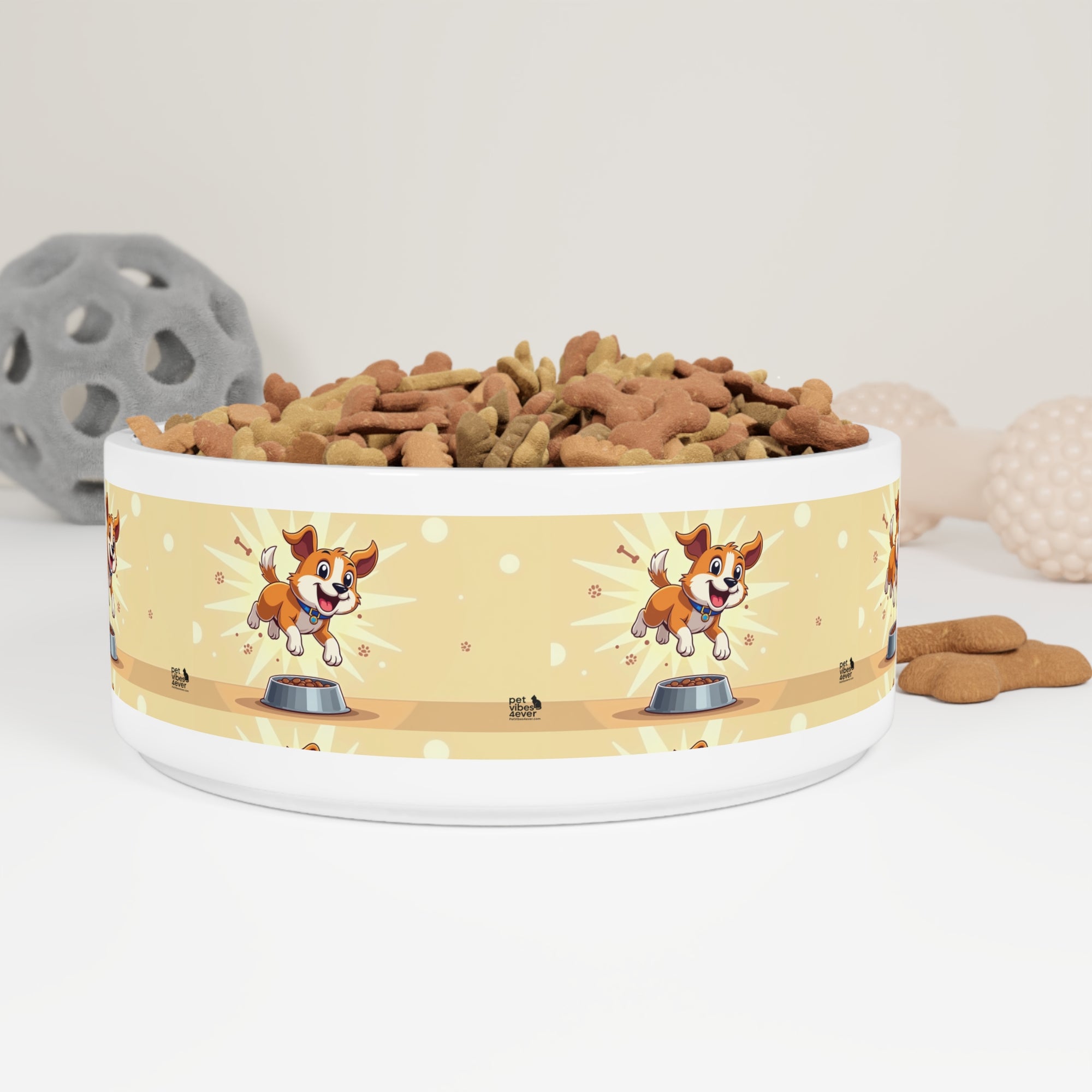 Playful Pet Bowl for Dogs, Colorful Dog Dish, Customizable Pet Dish, Fun Feeding Bowl for Pets, Pet Gift for Pet Lovers