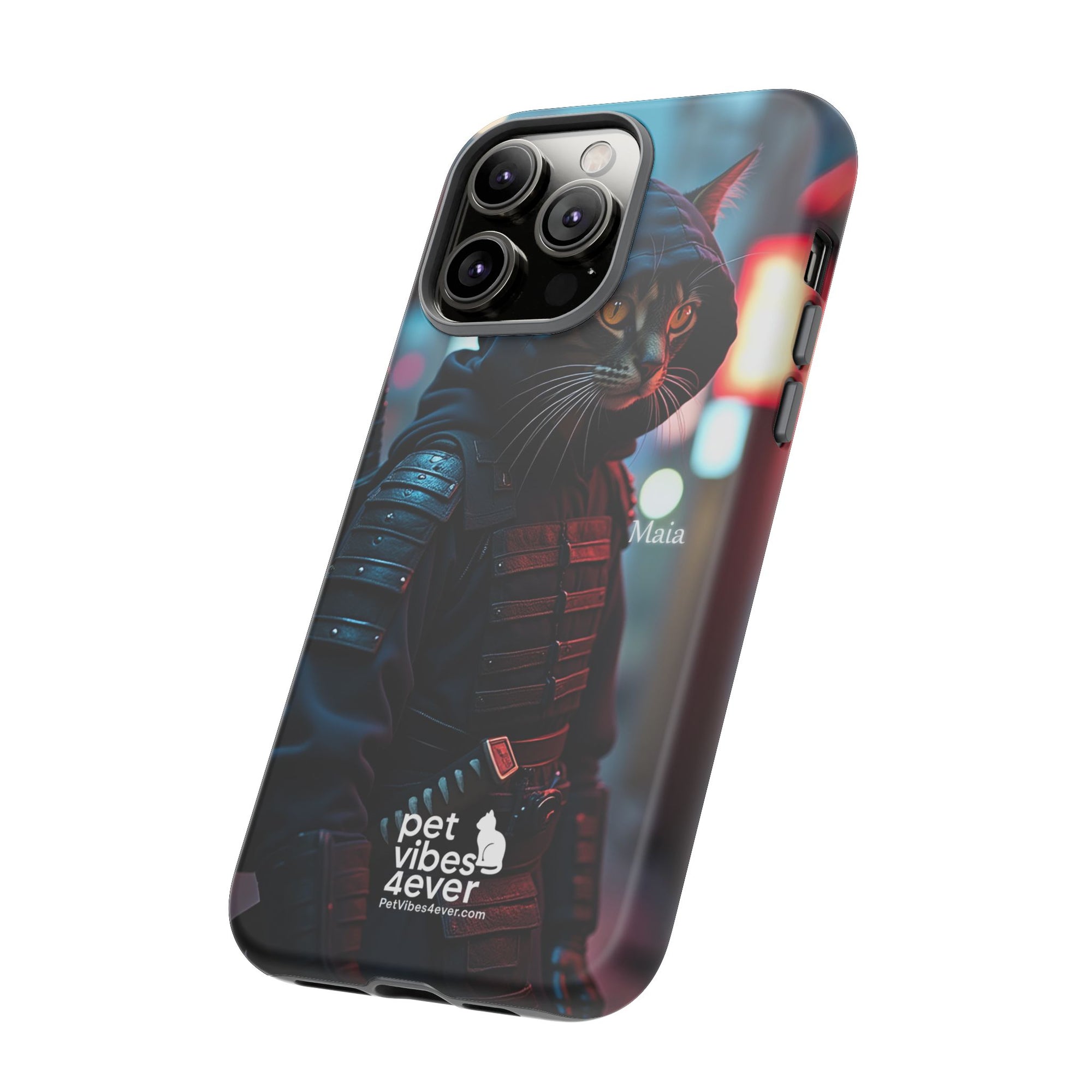 Tough Cases: Cool Cat Phone Case with 'Pet Vibes 4ever', Perfect for Cat Lovers, Unique Gift for Pet Enthusiasts, Fun Phone Accessory, [...]