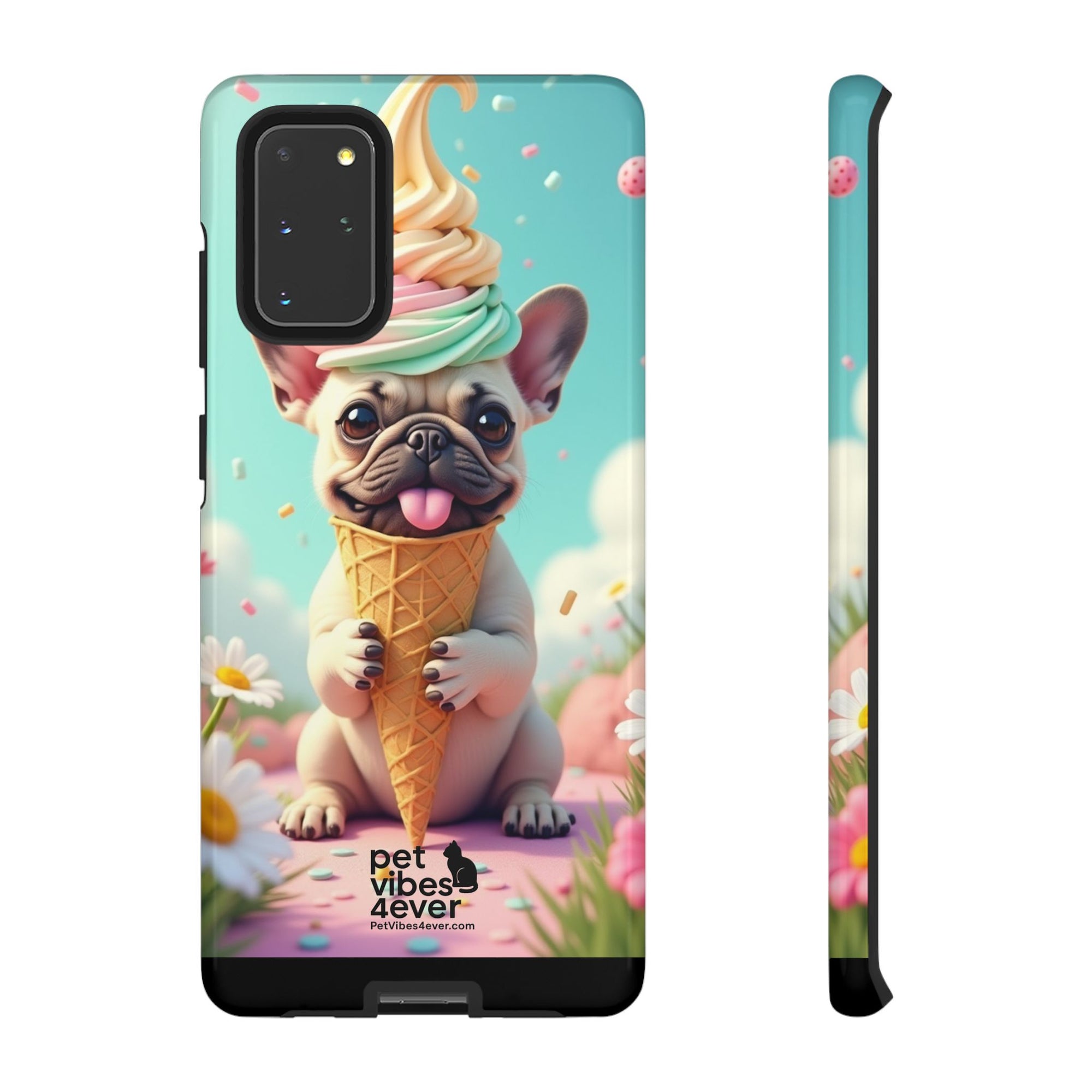 Cute Dog Phone Case, Pet Lover Gift, Tough iPhone/Android Cover, Dog Art, Fun Phone Accessory