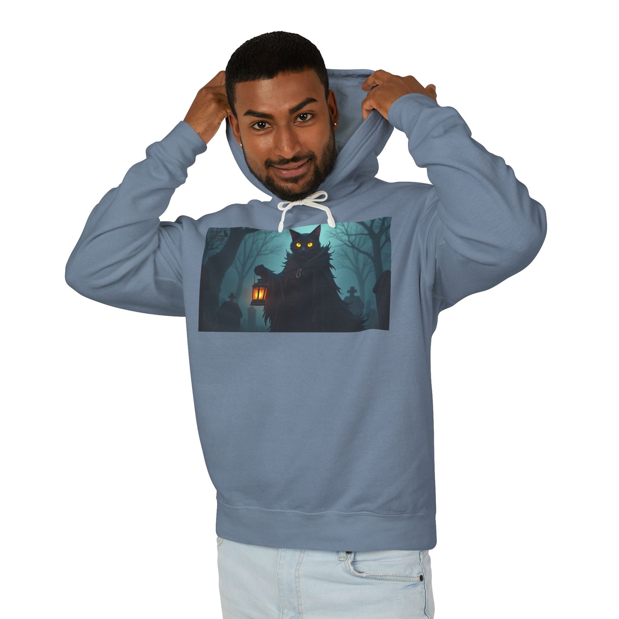 Mysterious Forest Hoodie, Cozy Lightweight Hooded Sweatshirt for Fall, Perfect for Halloween, Unisex Gift, Casual Wear, Autumn Style