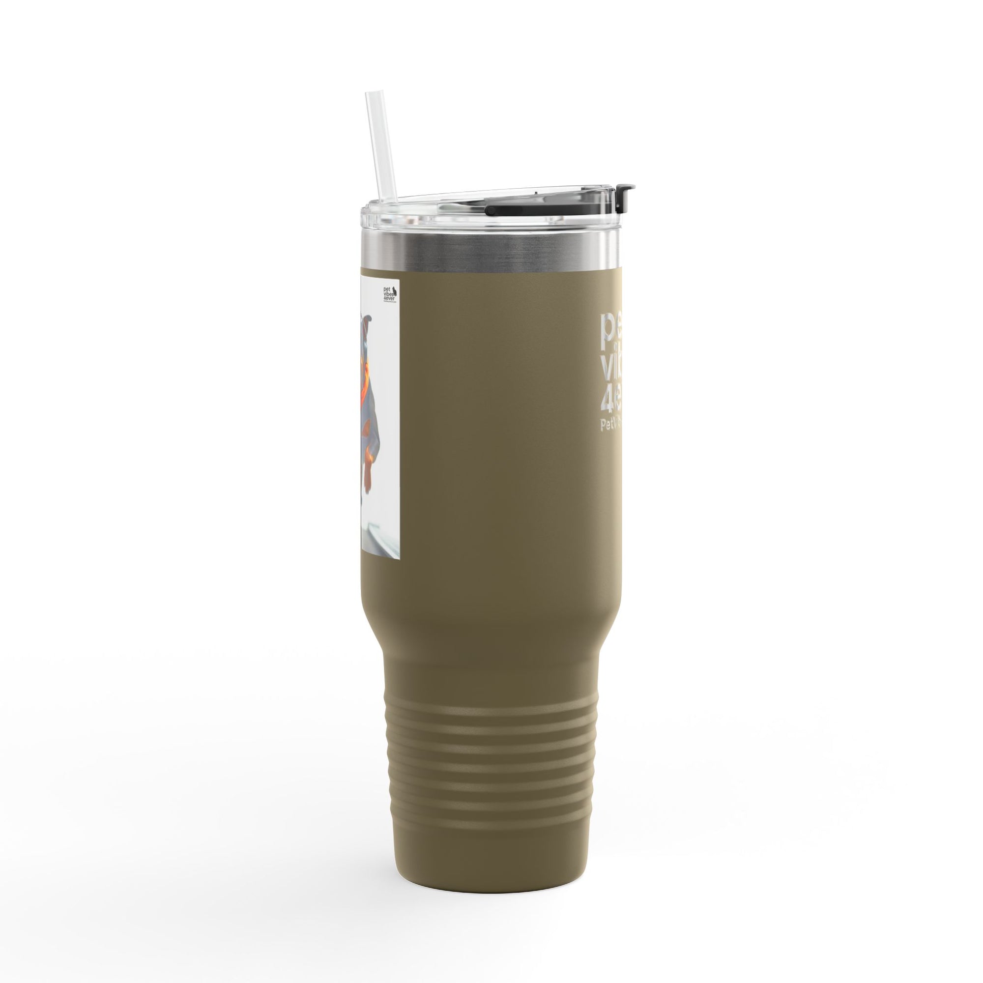 Insulated Travel Mug - Perfect for Pet Lovers, Coffee Enthusiasts, Travel, Gift for Holidays, Eco-Friendly Drinkware, Customizable