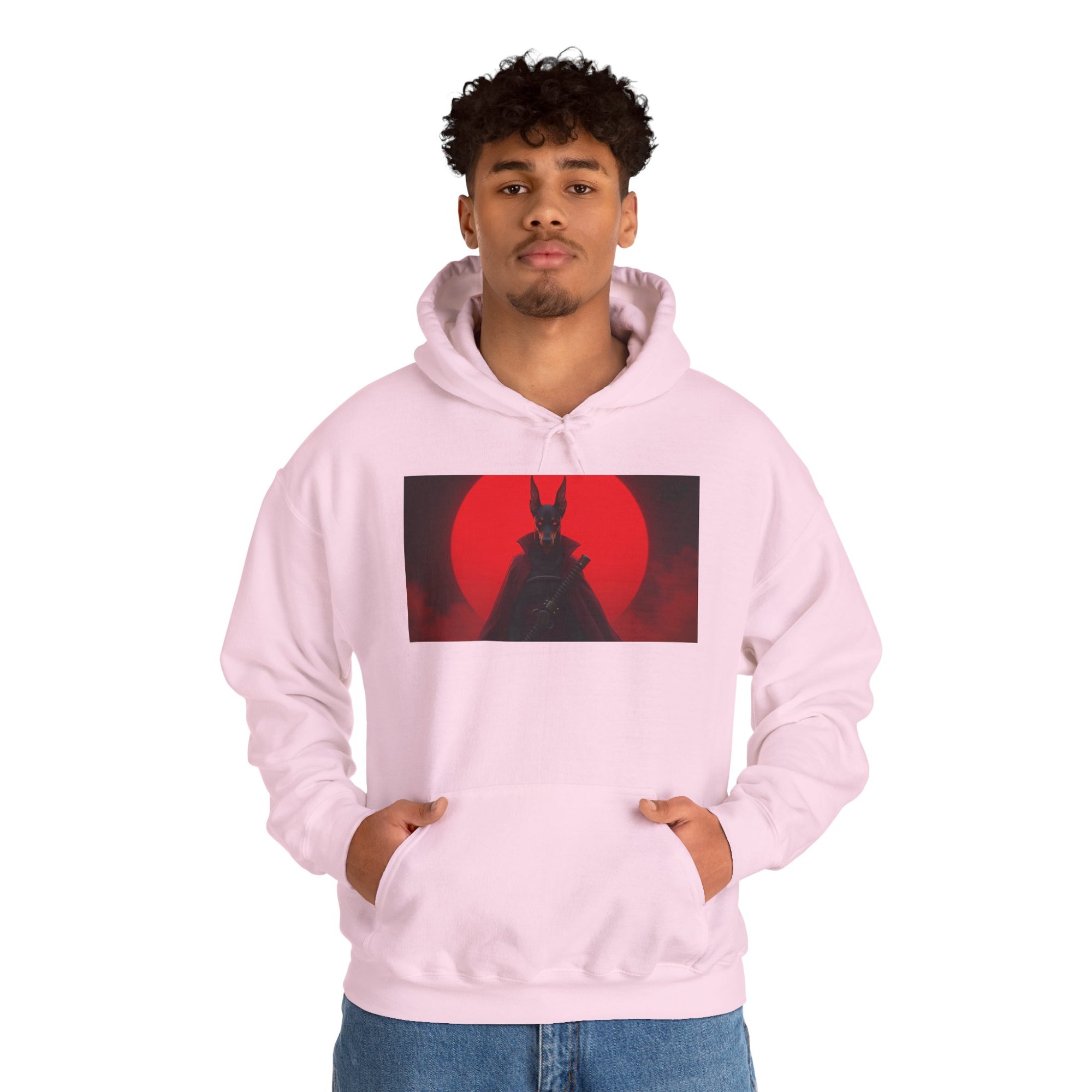 Red Sun Graphic Hoodie for Fans, Perfect for Cozy Days, Gifting, Festivals, and Casual Outings.