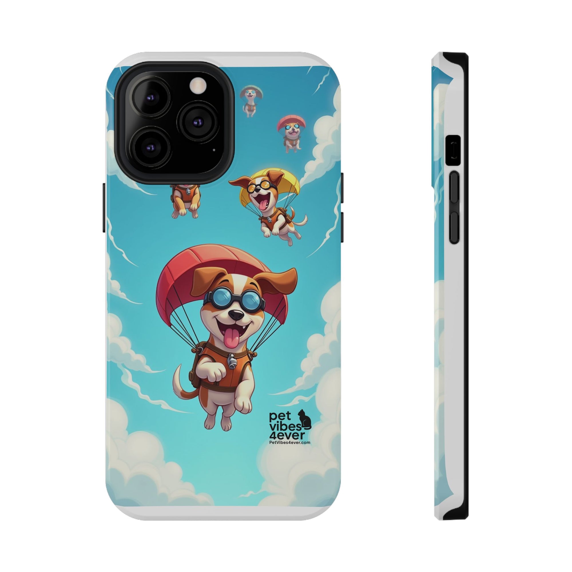 Playful Pet Vibes iPhone Case | Impact-Resistant Dog Design, Gifts for Dog Lovers, Cute Phone Accessory, Fun Pet Merchandise, [...]