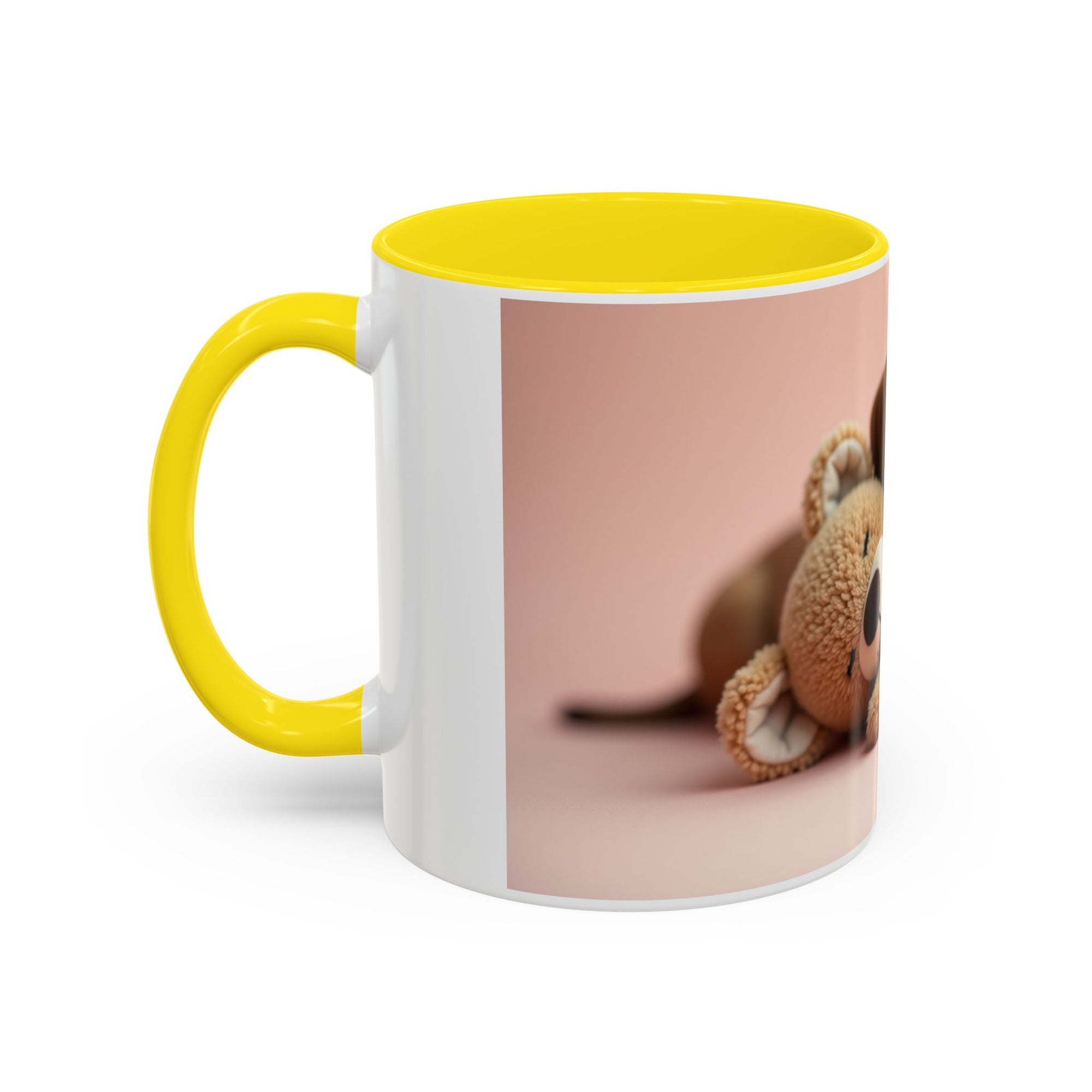 Cute Dog and Toy Accent Coffee Mug - Perfect for Pet Lovers, Gift for Animal Enthusiasts, Adorable Mug for Home and Office