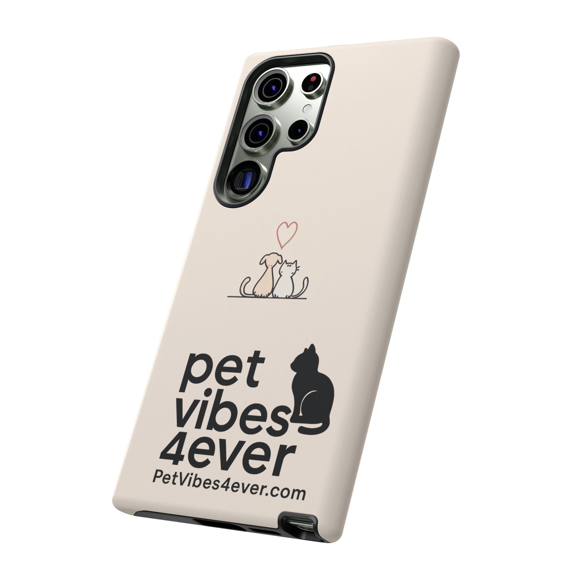 Cute Cat Phone Case - Pet Lovers Gift, Tough Cases, Customizable, Animal Lover, Cat Mom/Dad, Funny Cat Merchandise
