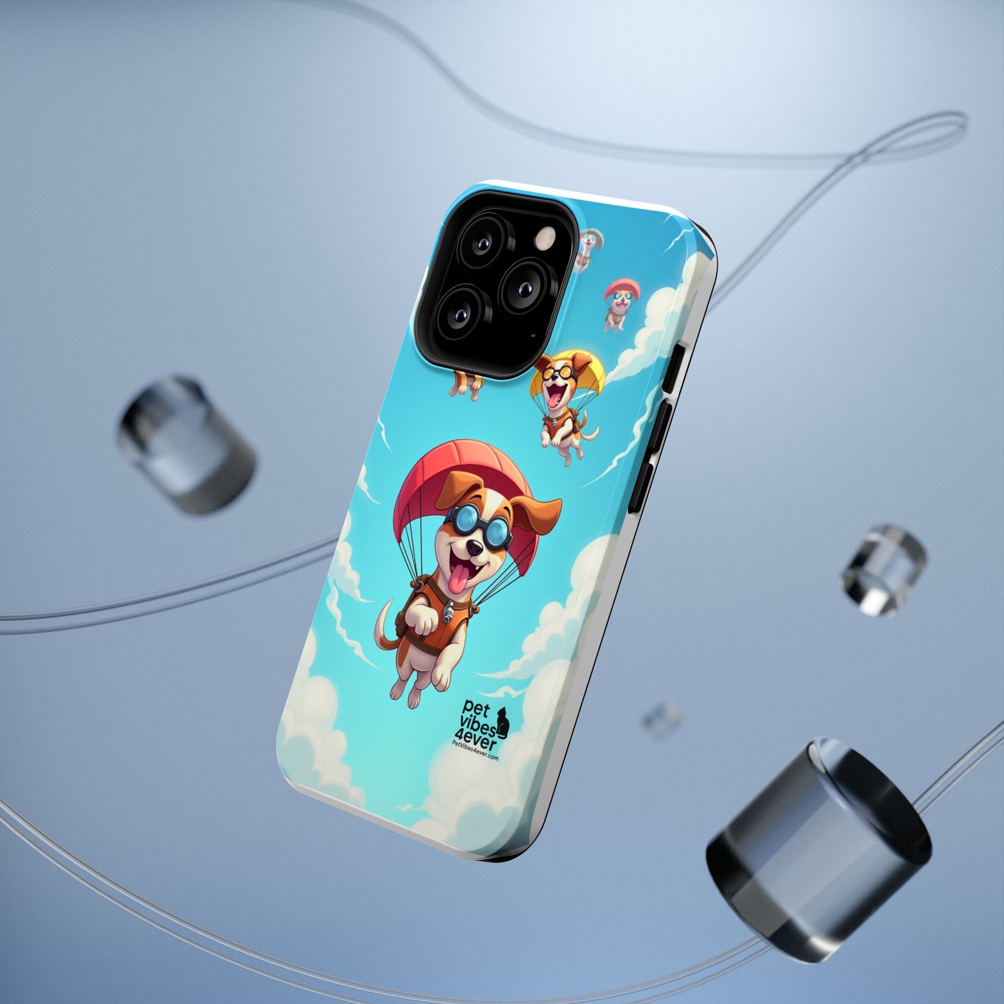 Playful Pet Vibes iPhone Case | Impact-Resistant Dog Design, Gifts for Dog Lovers, Cute Phone Accessory, Fun Pet Merchandise, [...]