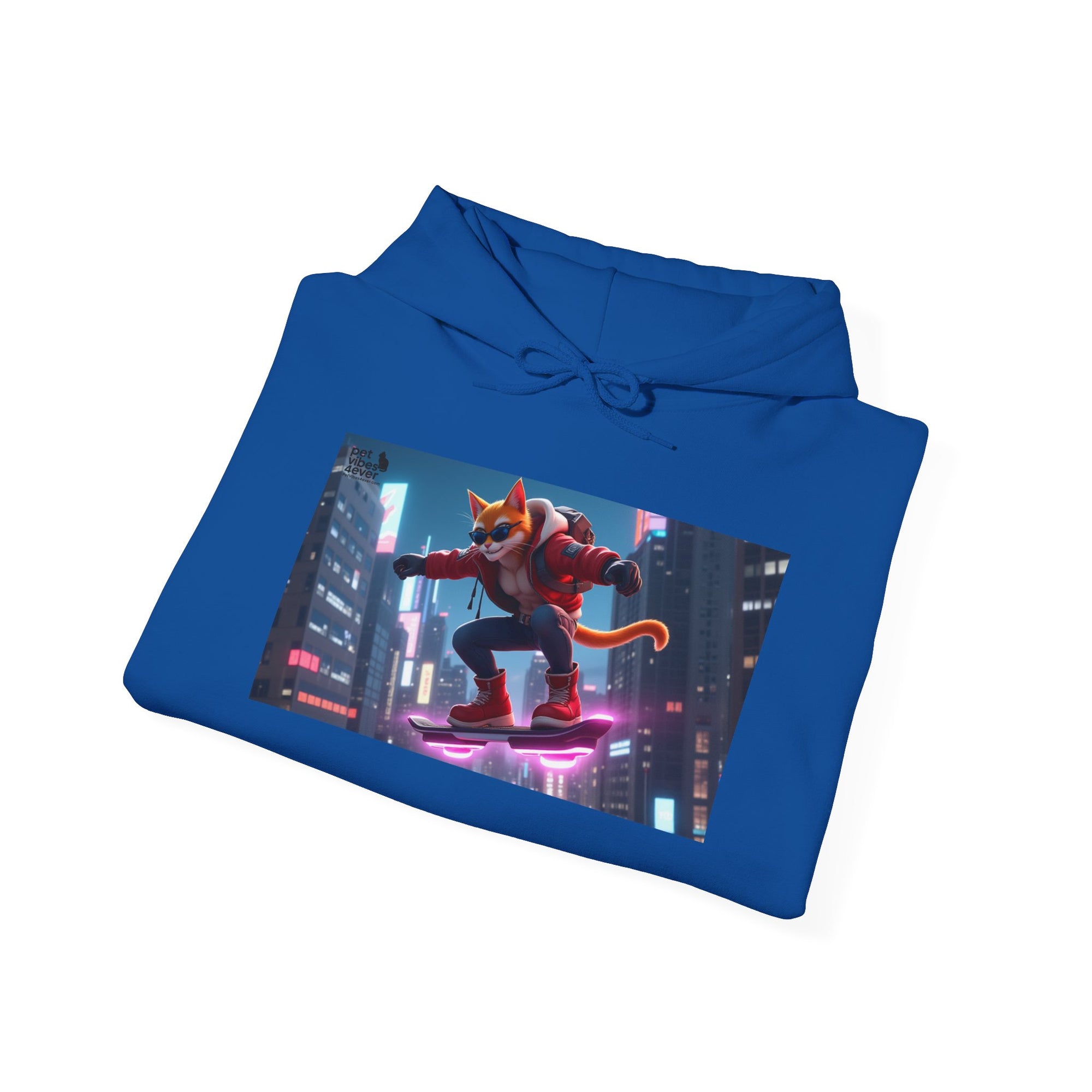 Urban Jungle Unisex Hoodie - Retro Neon Design, Streetwear Sweatshirt, Perfect for Teens, Gift for Video Game Lovers, Cozy Layering