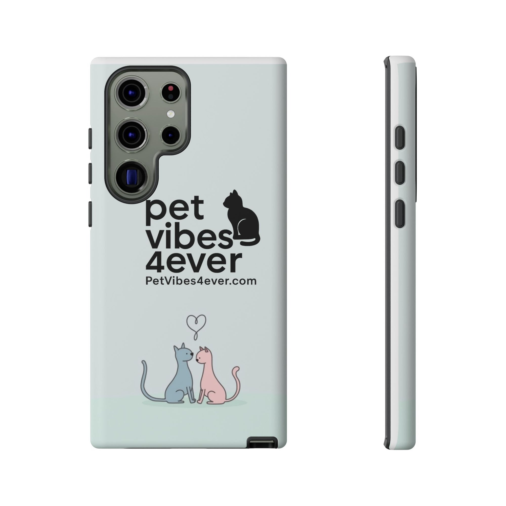 Cute Cat Phone Case, Colorful Tough Case for Pet Lovers, Cat-Themed Accessory, Gift for Animal Lovers, Mobile Phone Protection