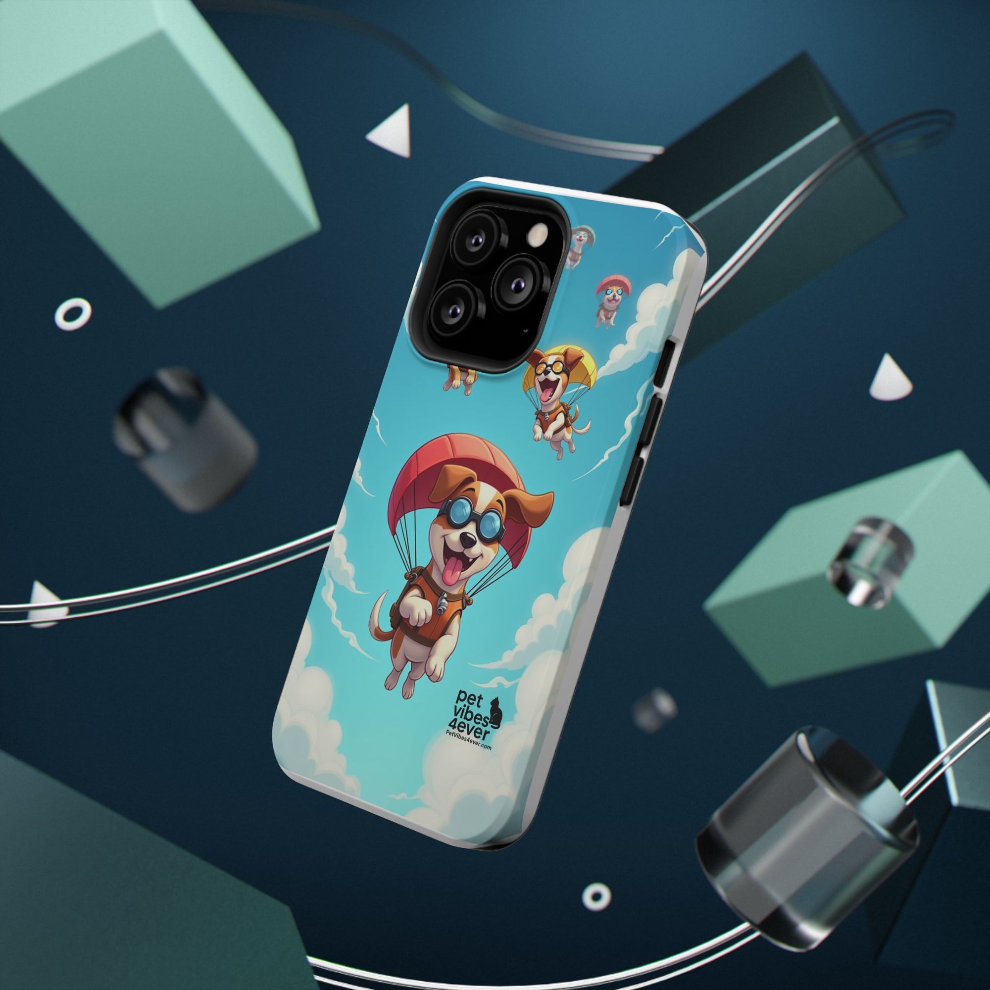Playful Pet Vibes iPhone Case | Impact-Resistant Dog Design, Gifts for Dog Lovers, Cute Phone Accessory, Fun Pet Merchandise, [...]