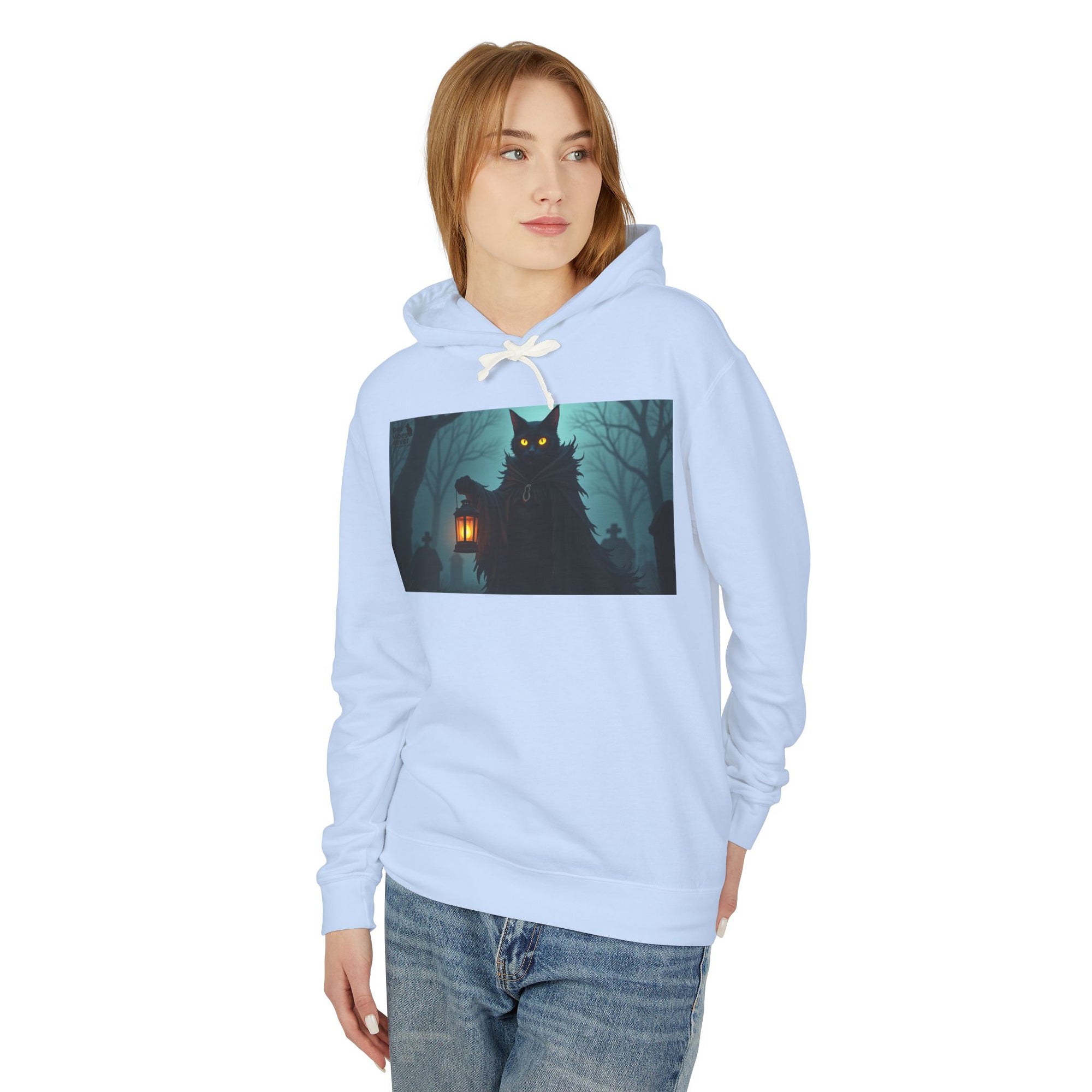 Mysterious Forest Hoodie, Cozy Lightweight Hooded Sweatshirt for Fall, Perfect for Halloween, Unisex Gift, Casual Wear, Autumn Style