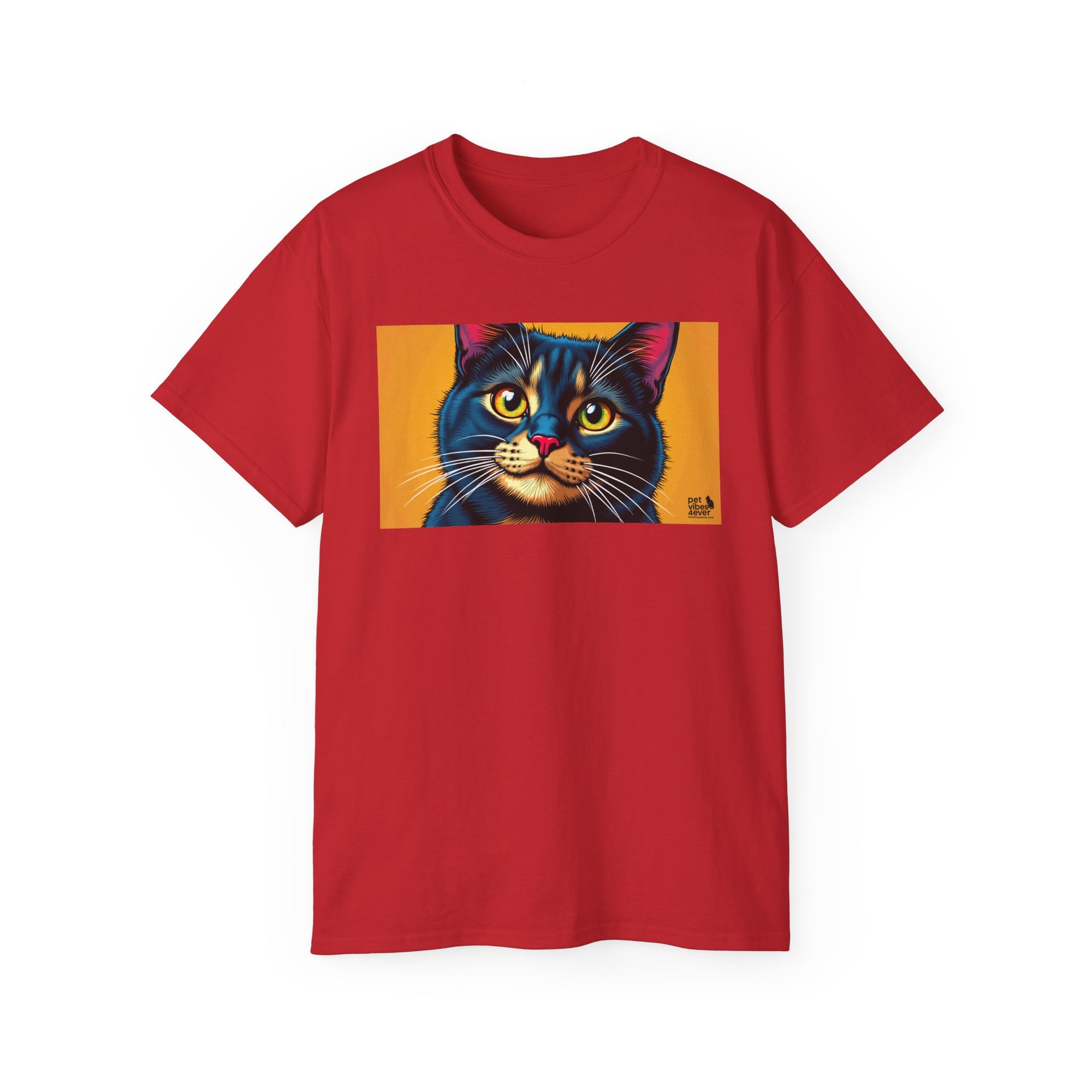 Whimsical Cat Art Tee, Funny Cat Lover Shirt, Gift for Cat Owners, Unique Pet Theme Apparel, Cozy Everyday Wear, Birthday Gift