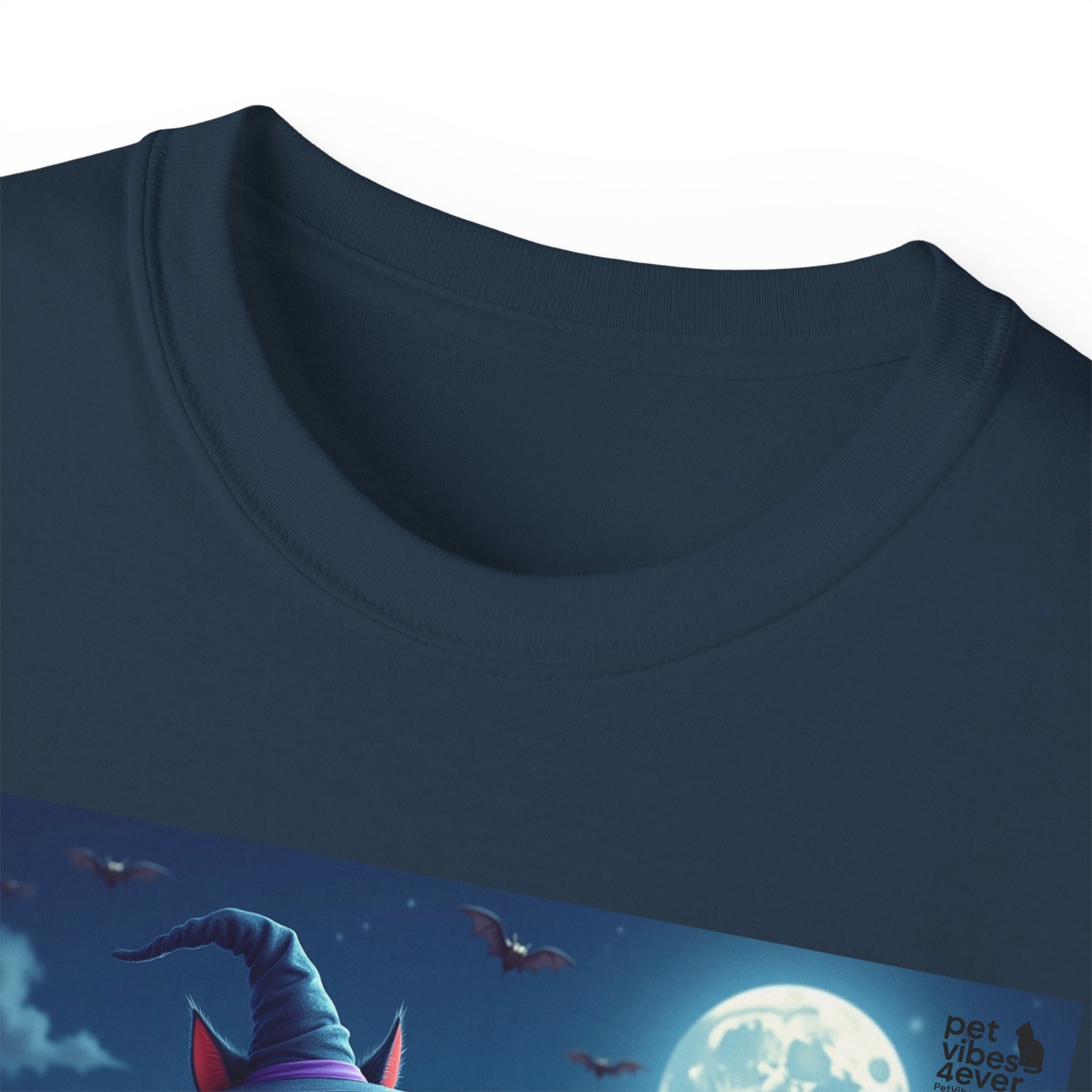 Moonlit Witch Unisex Tee | Spooky Vibes, Halloween Must-Have, Cozy Gift, Comfortable Everyday Wear, Magical Spirit Apparel