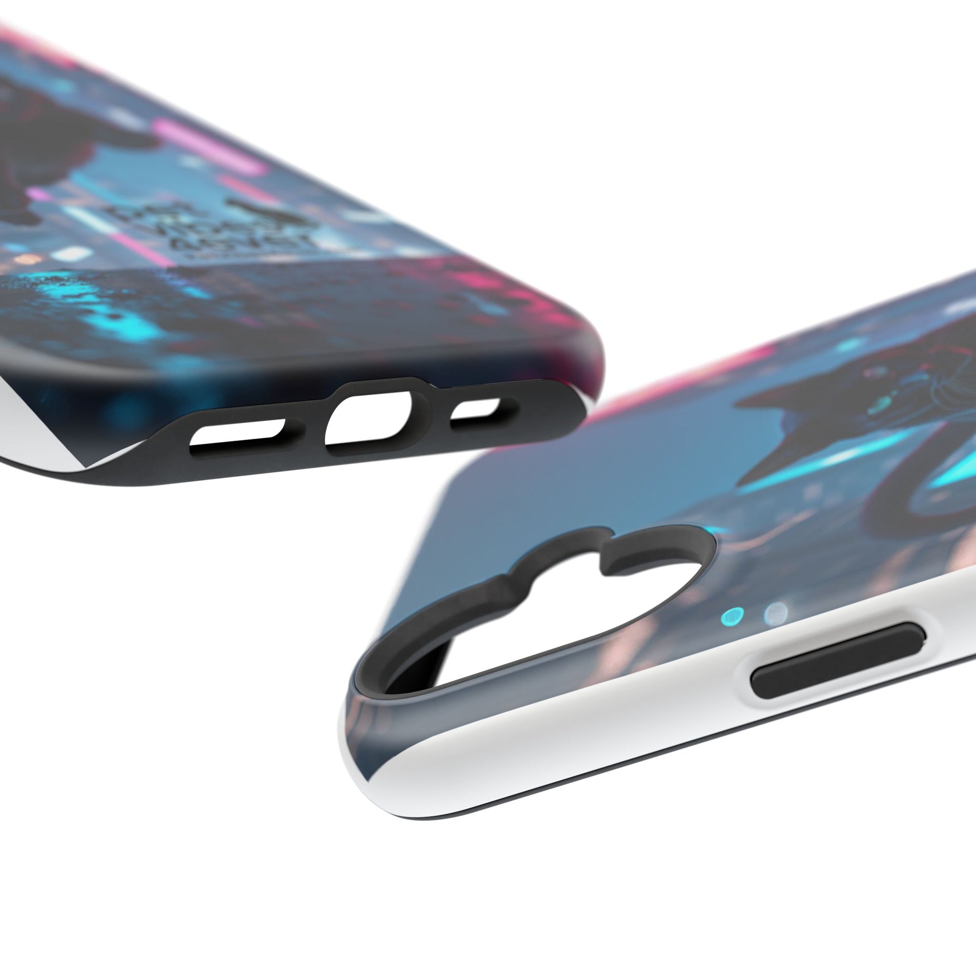 Cat-Themed Phone Case with Pet Vibes Design, Impact-Resistant Phone Case, Gift for Cat Lovers, Cute Pet Merchandise, Stylish Phone Accessory
