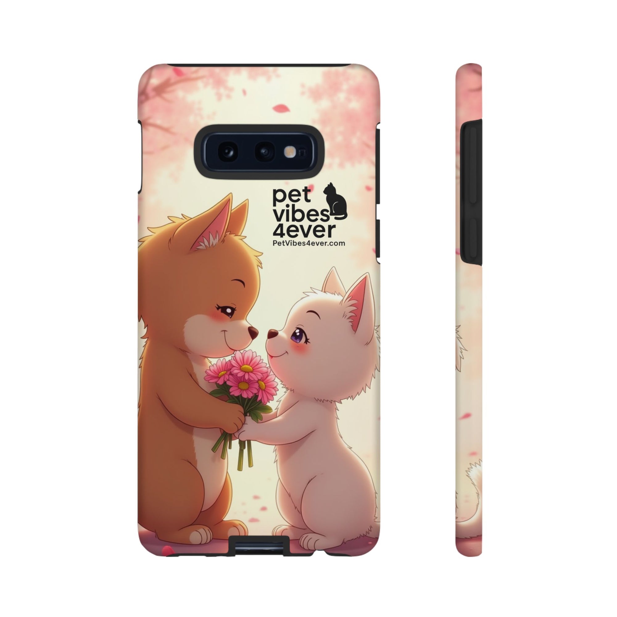 Cute Pet Themed Phone Case, Animal Lovers Gift, Valentine's Day, Cute Phone Cover, Pet Vibes Forever