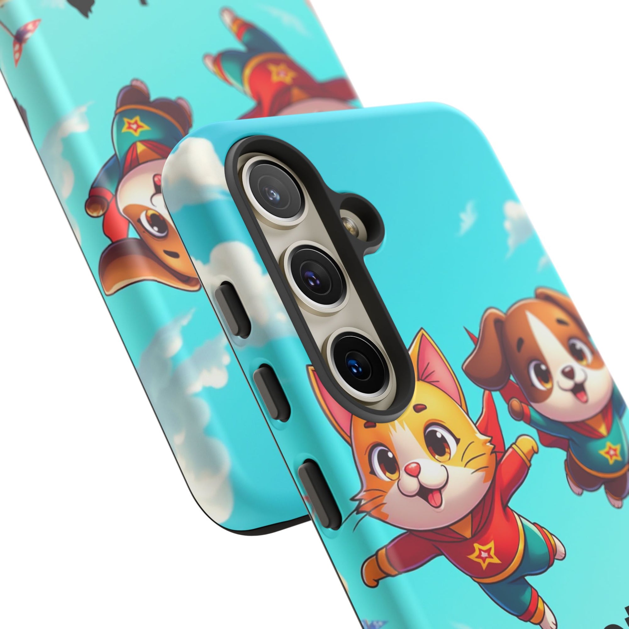 Pet Vibes Forever Tough Phone Cases, Cute Dog and Cat Design, Pet Lover Gift, Fun Phone Accessory, Animal Theme Decor
