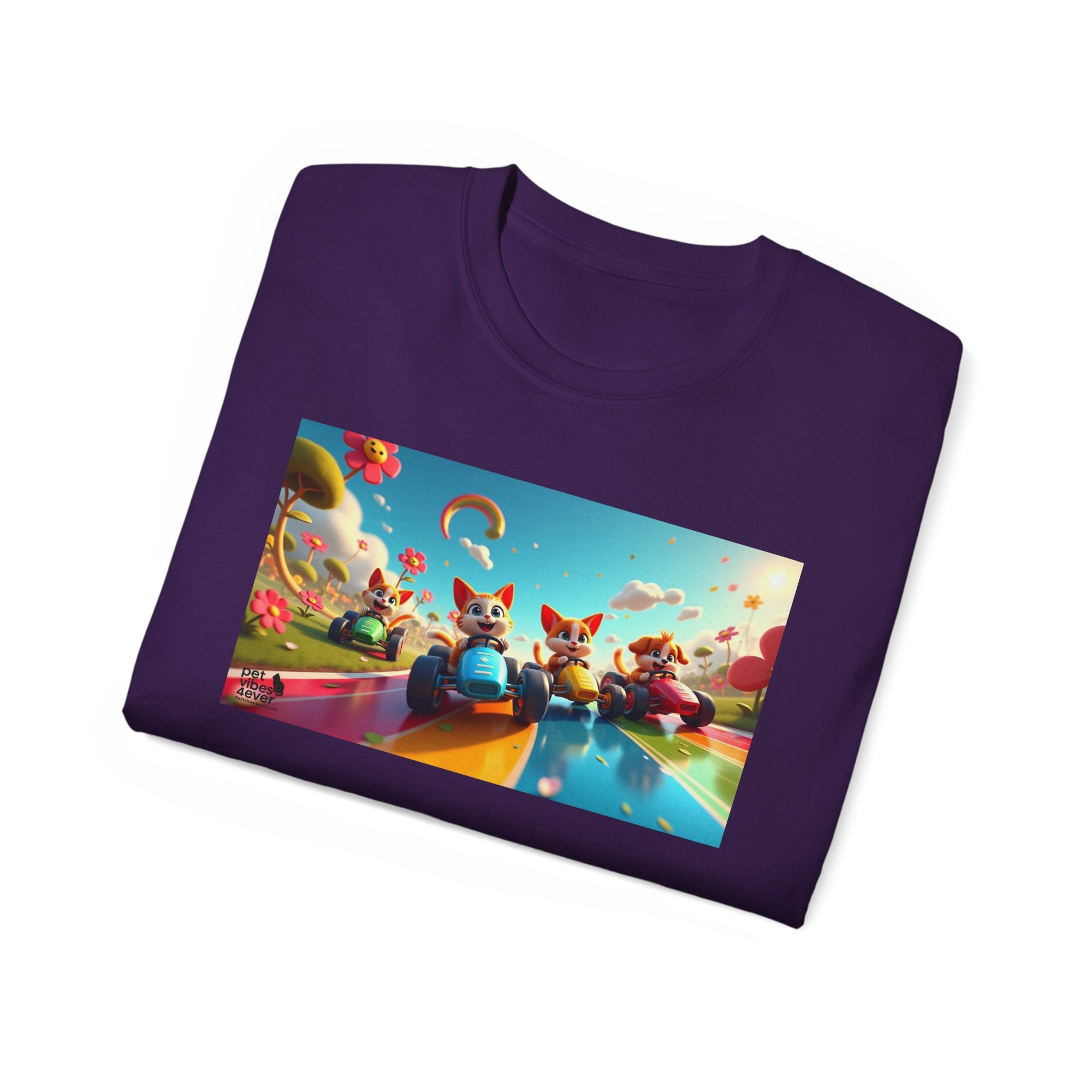 Colorful Fantasy Art Tee, Unisex Tee, Graphic T-Shirt, Fun Gift, Casual Wear, Summer Style, Festival Fashion