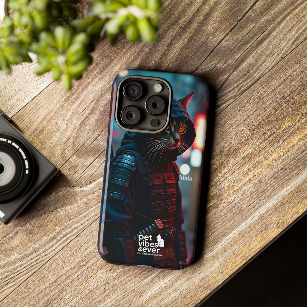 Tough Cases: Cool Cat Phone Case with 'Pet Vibes 4ever', Perfect for Cat Lovers, Unique Gift for Pet Enthusiasts, Fun Phone Accessory, [...]
