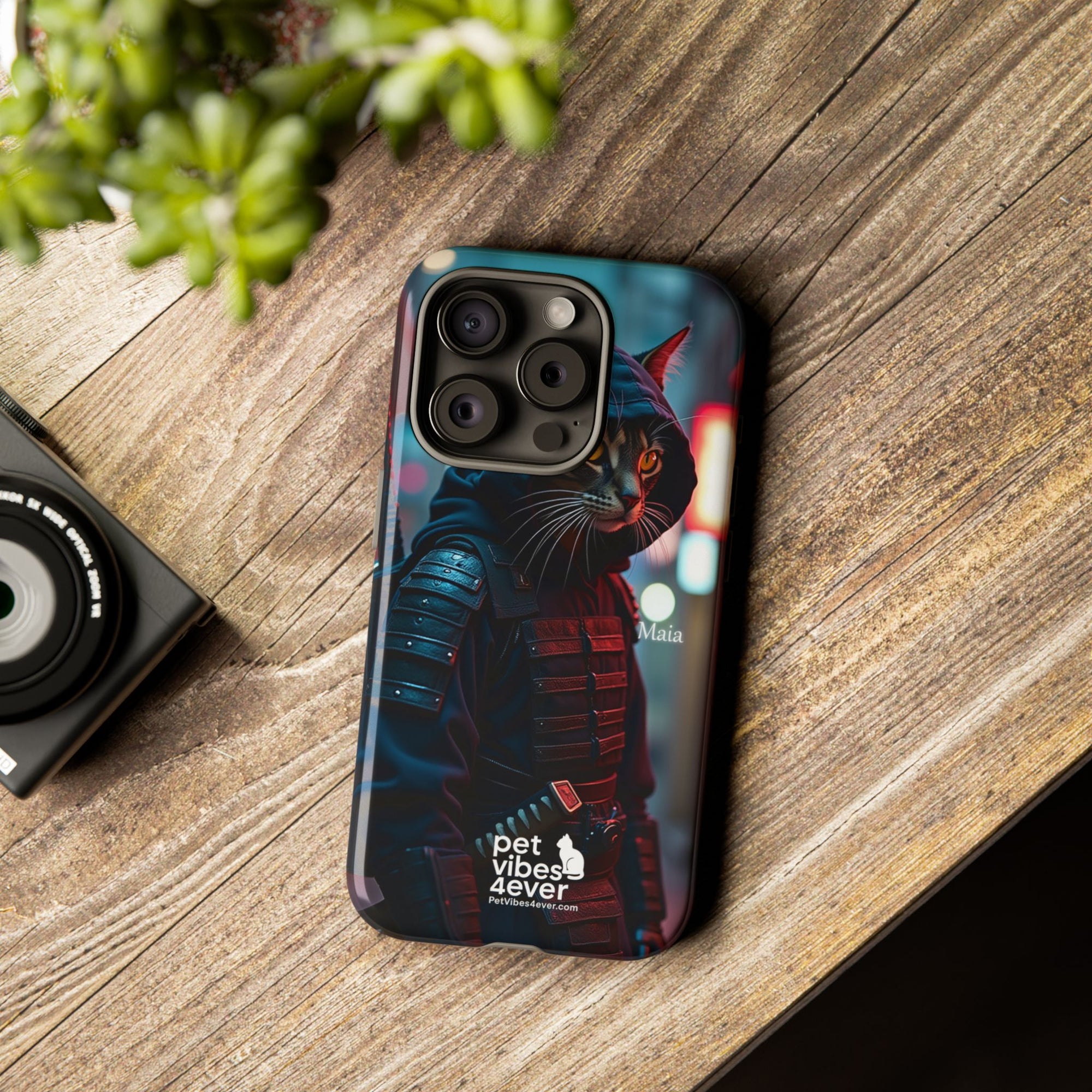 Tough Cases: Cool Cat Phone Case with 'Pet Vibes 4ever', Perfect for Cat Lovers, Unique Gift for Pet Enthusiasts, Fun Phone Accessory, [...]