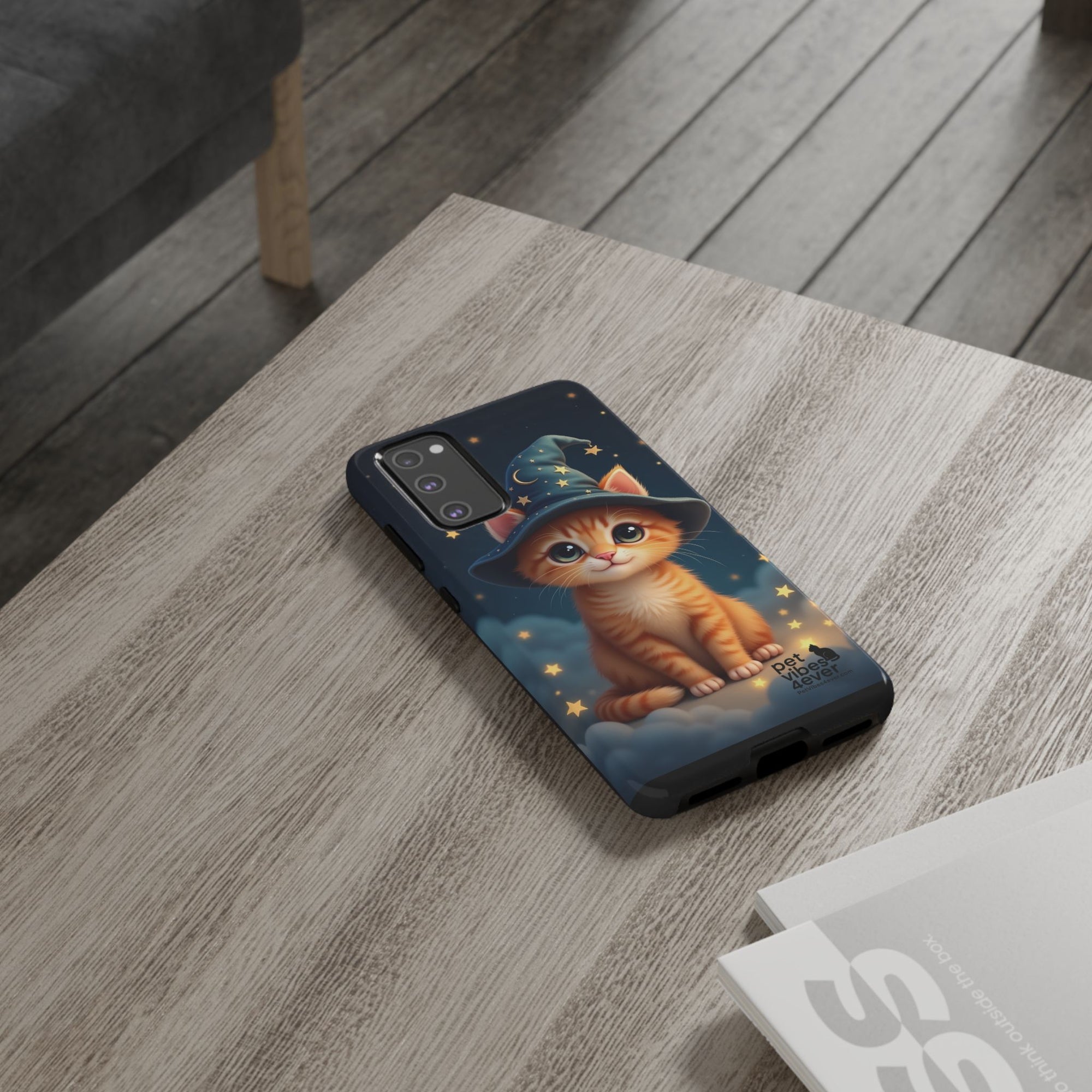 Cat-Themed Phone Case, Magical Cat Case, Pet Lover Gift, Cute Animal Accessories, Birthday Present For Cat Owners