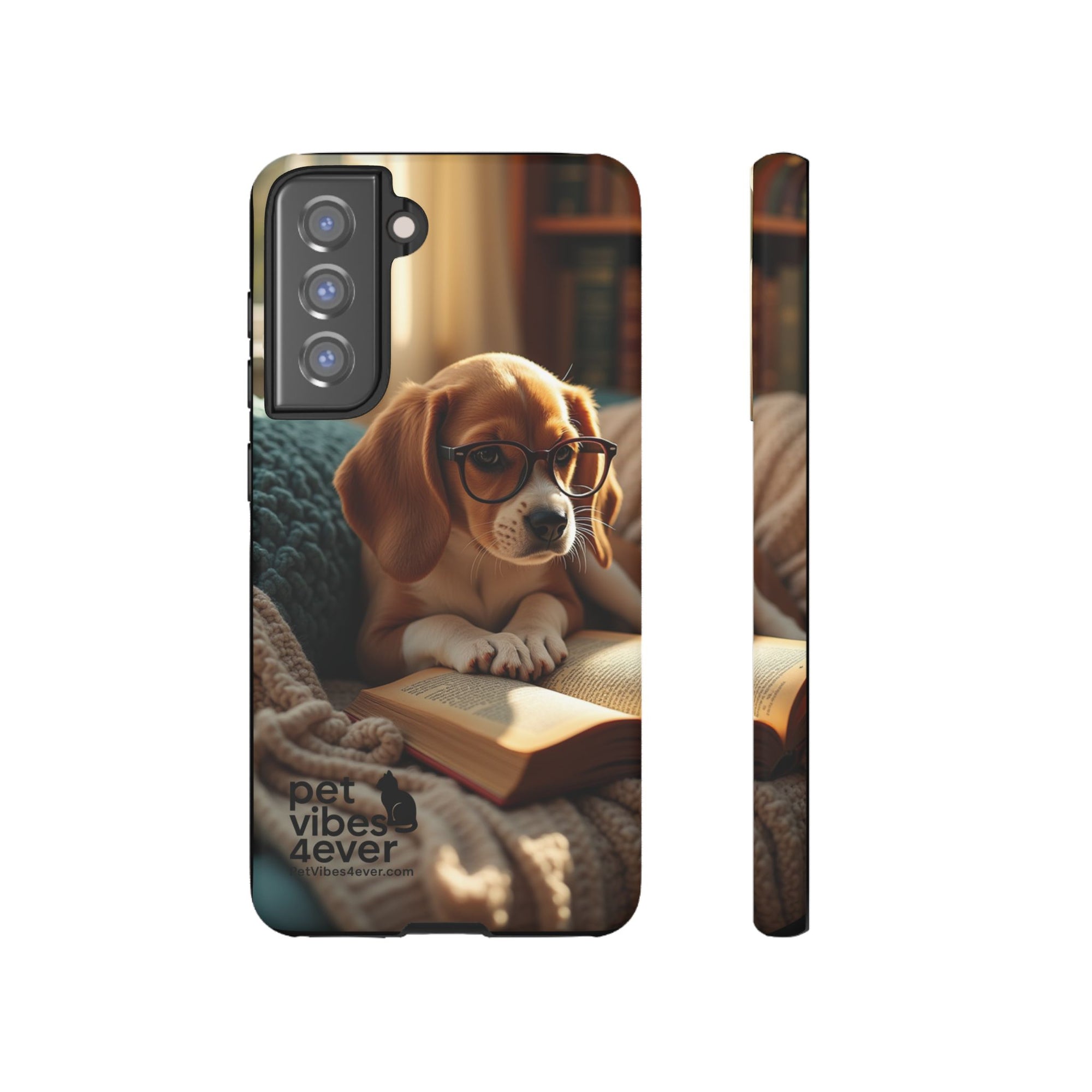 Dog-Themed Phone Case with "Pet Vibes Forever" Design, Cute Dog Accessories, Pet Lover Gift, Phone Cover, Animal Lover Decor