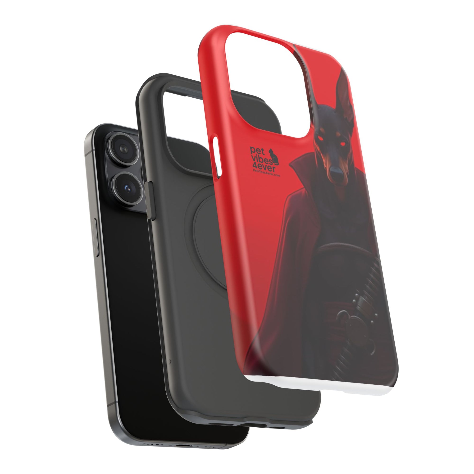 Impact-Resistant Phone Cases with Bold Dog Design, Durable Silicone, Gifts for Dog Lovers, Unique Cell Phone Accessories, Pet-Themed Gifts